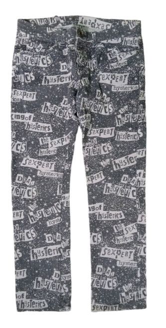 image of Hysteric Glamour Sexpert Hysteric Full Print Jeans in Mix, Women's (Size 32)