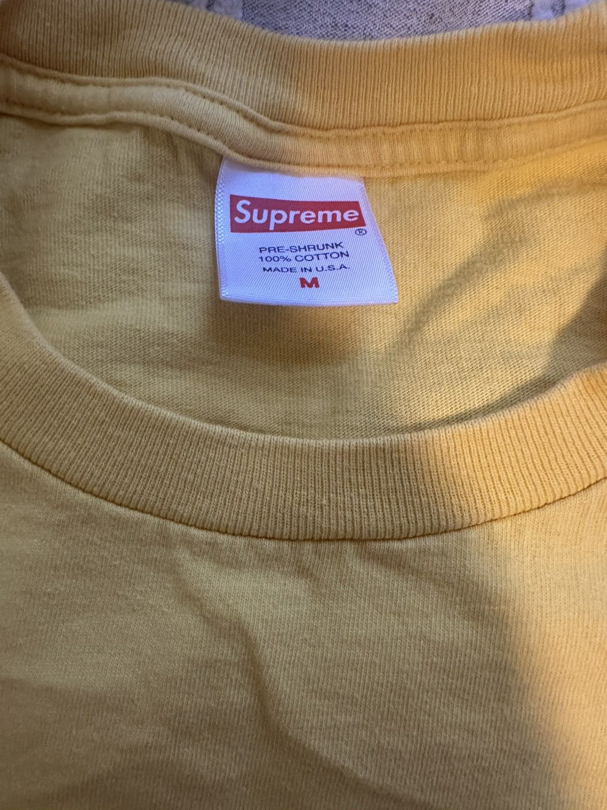 Supreme Supreme Motion Logo Tee - Medium - Yellow Size US M / EU 48-50 / 2 - 3 Thumbnail