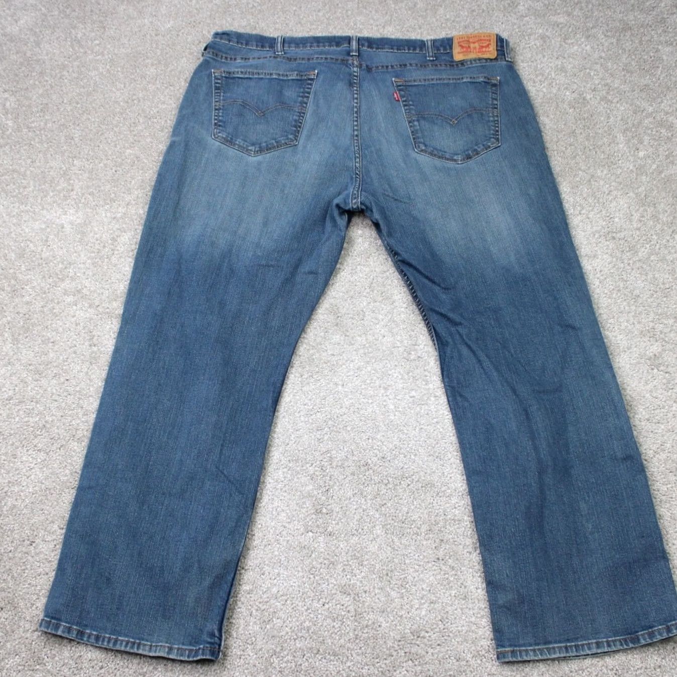 Levi's Levi's 559 Jeans Mens 44x30 Blue Relaxed Straight Leg 5-Pocket Denim 100% Cotton Size US 44 / EU 60 - 5 Thumbnail