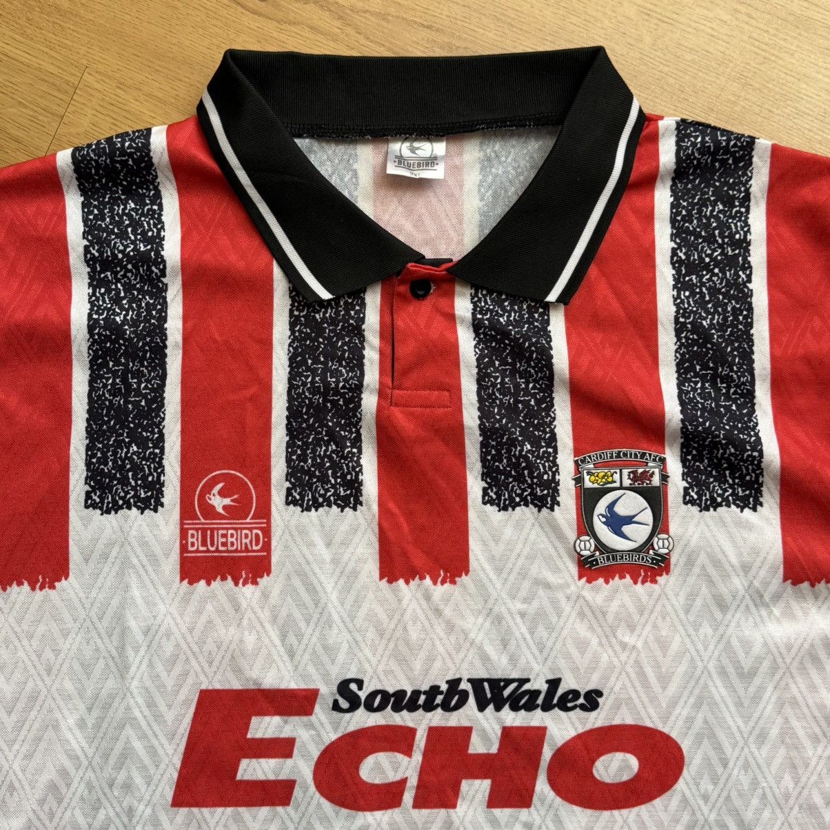 Other Cardiff City 1992/1994 Away Vintage Football Shirt Size US XXL / EU 58 / 5 - 2 Thumbnail