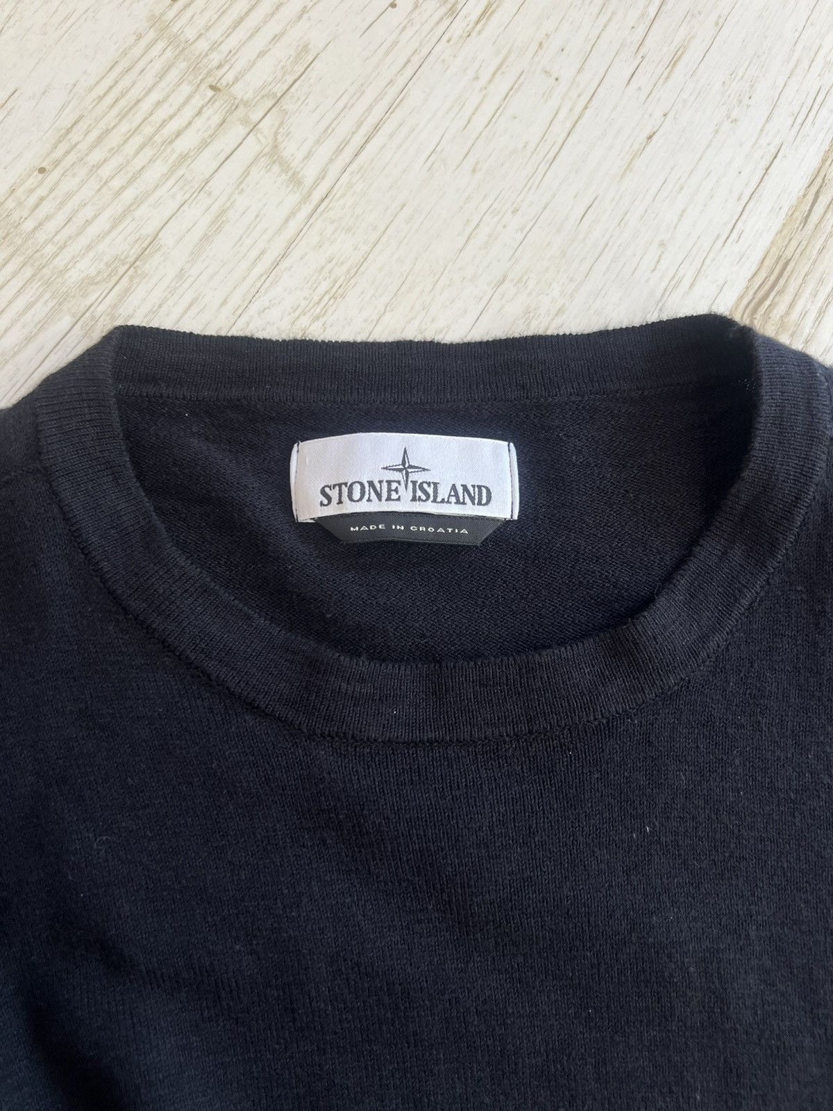 Stone Island Stone Island Black Knit Pullover Sweater Size S Size US S / EU 44-46 / 1 - 9 Thumbnail