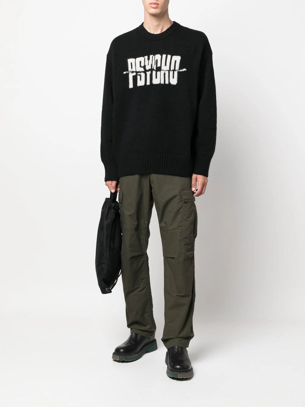 Undercover Sz 4 Alpaca Wool Knit Blend Hitchcock FW22 Psychophilia Size US XL / EU 56 / 4 - 14 Thumbnail