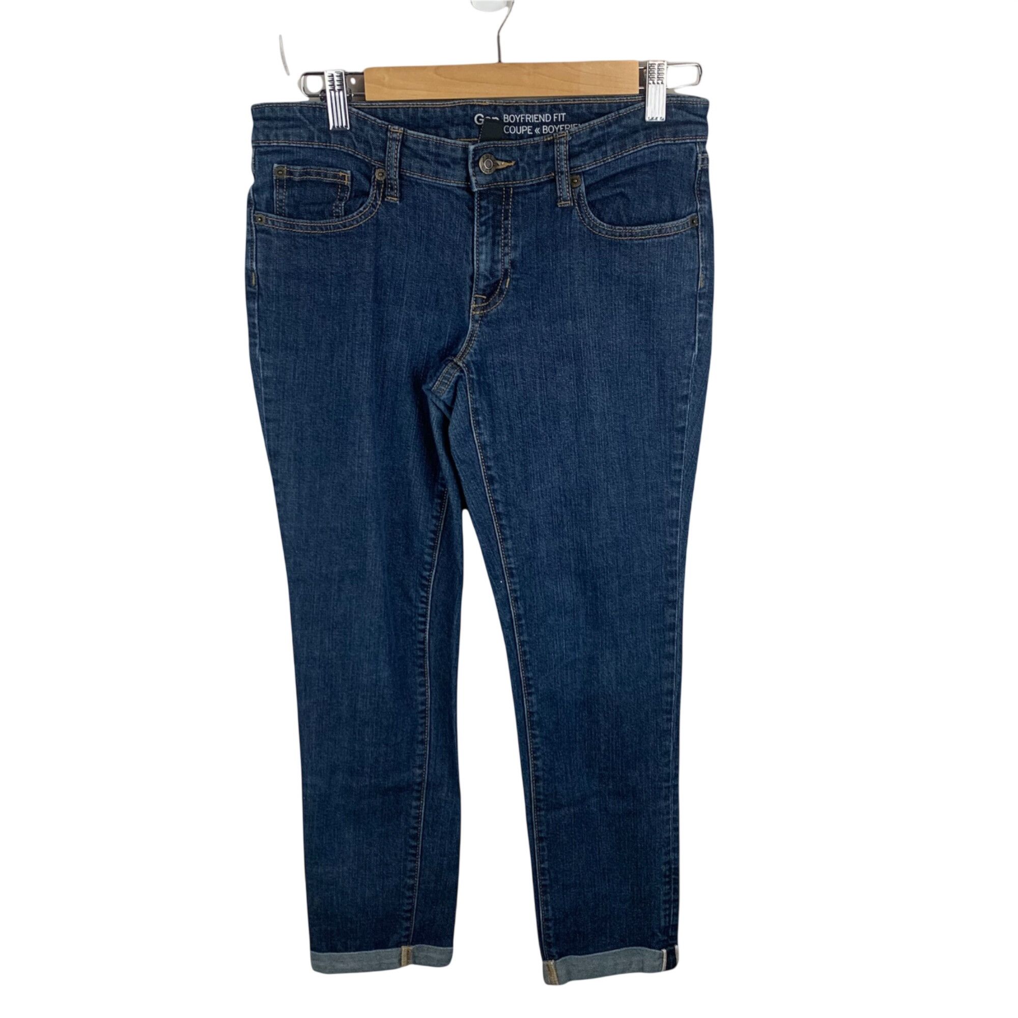 Gap Gap boyfriend cuffed capris fit Womens Jeans size 2 Size 26" / US 2 / IT 38 - 1 Thumbnail