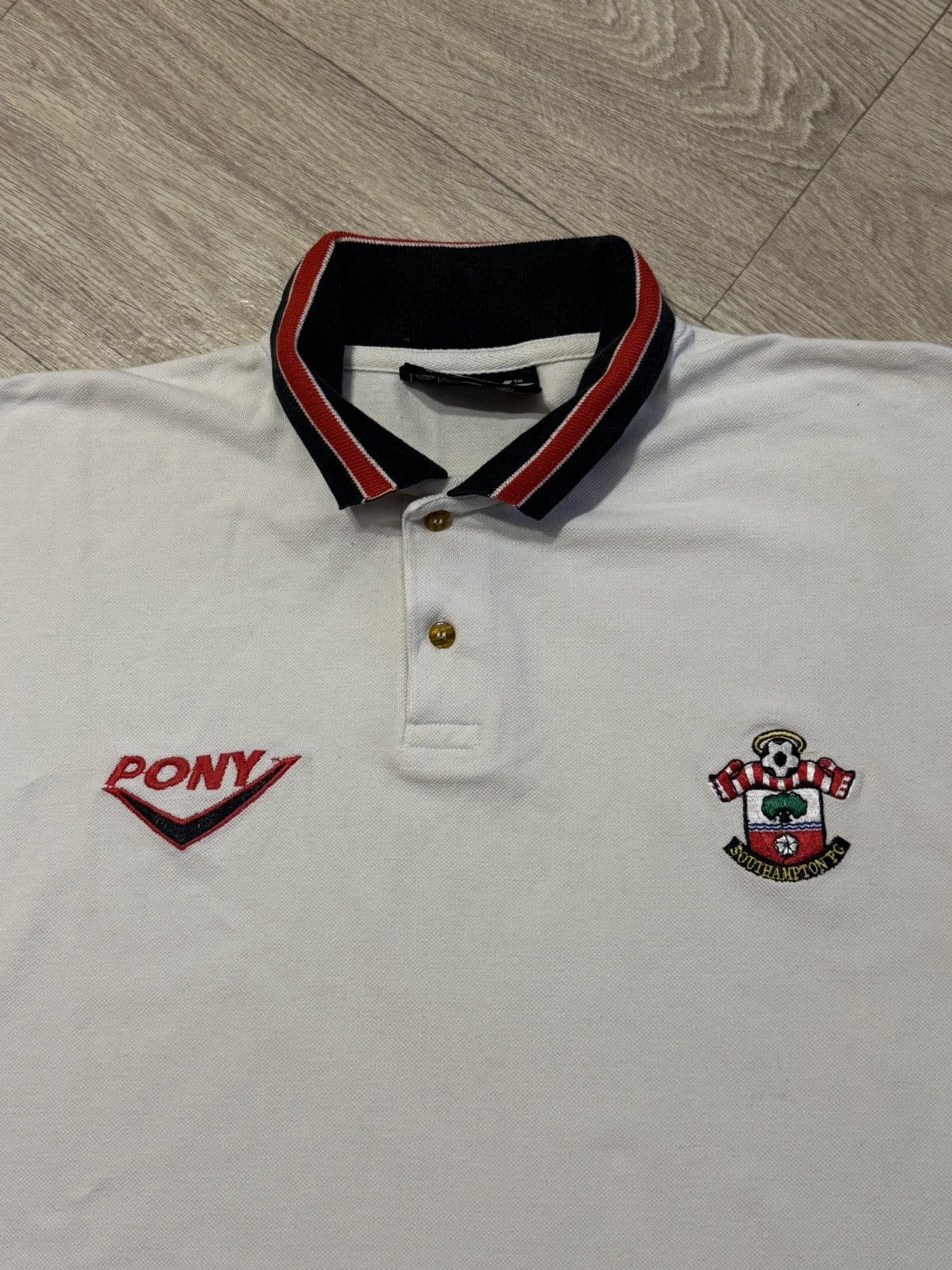 Vintage 🔷Vintage Pony Southampton Soccer Polo 90s🔷 Size US M / EU 48-50 / 2 - 3 Thumbnail
