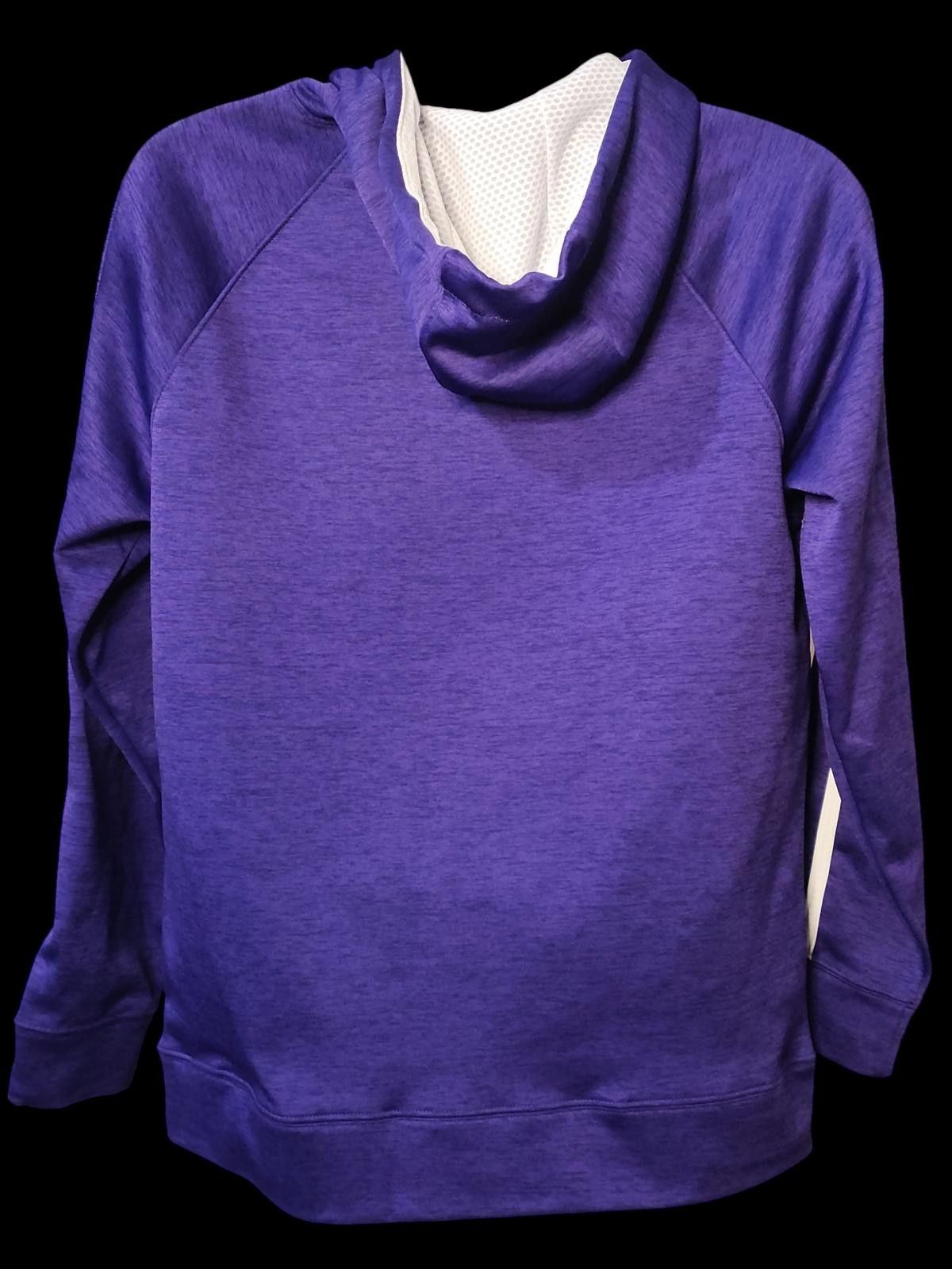 Augusta Sportswear Augusta Men's Purple Pullover Hoodie with White Stripes Size US M / EU 48-50 / 2 - 6 Thumbnail