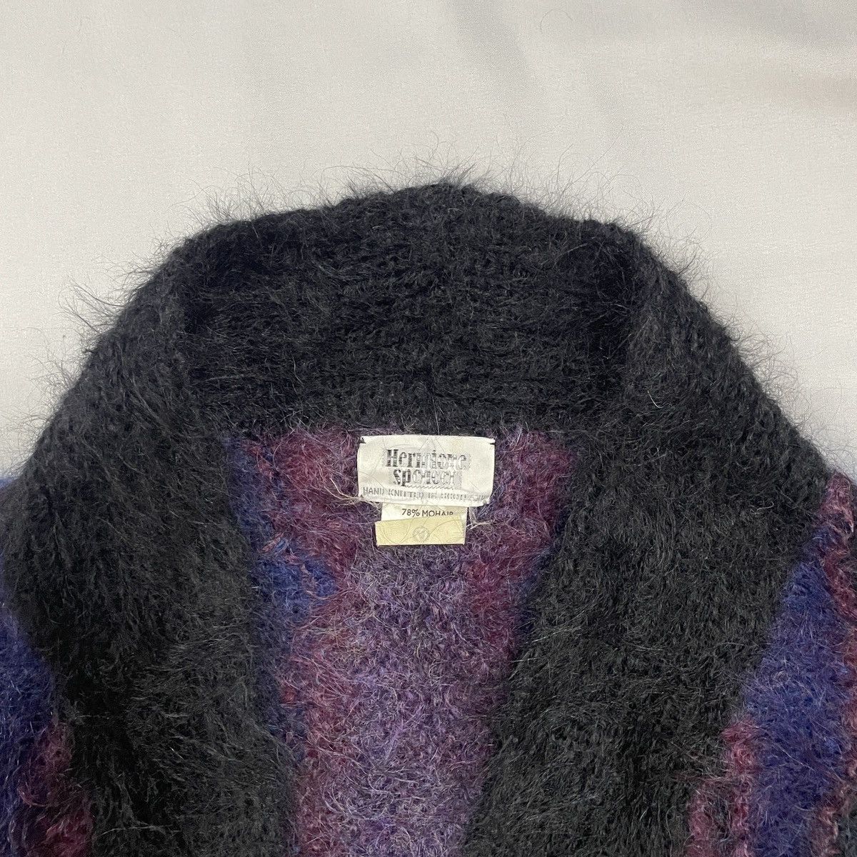 Designer × Vintage Vintage mohair knit cardigan Size US M / EU 48-50 / 2 - 7 Thumbnail