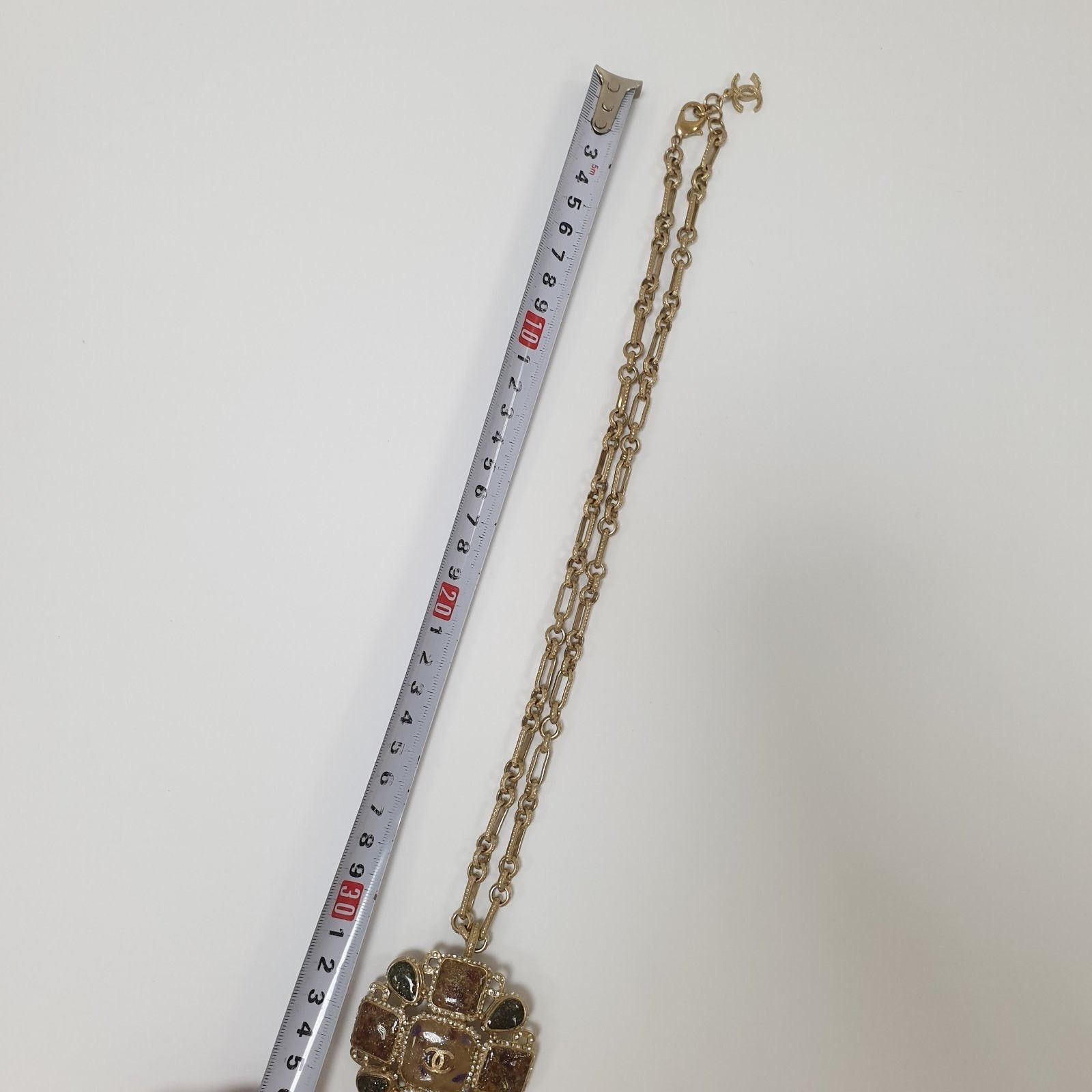 Chanel Chanel Gripoix & Strass CC Pendant Necklace Size ONE SIZE - 10 Thumbnail