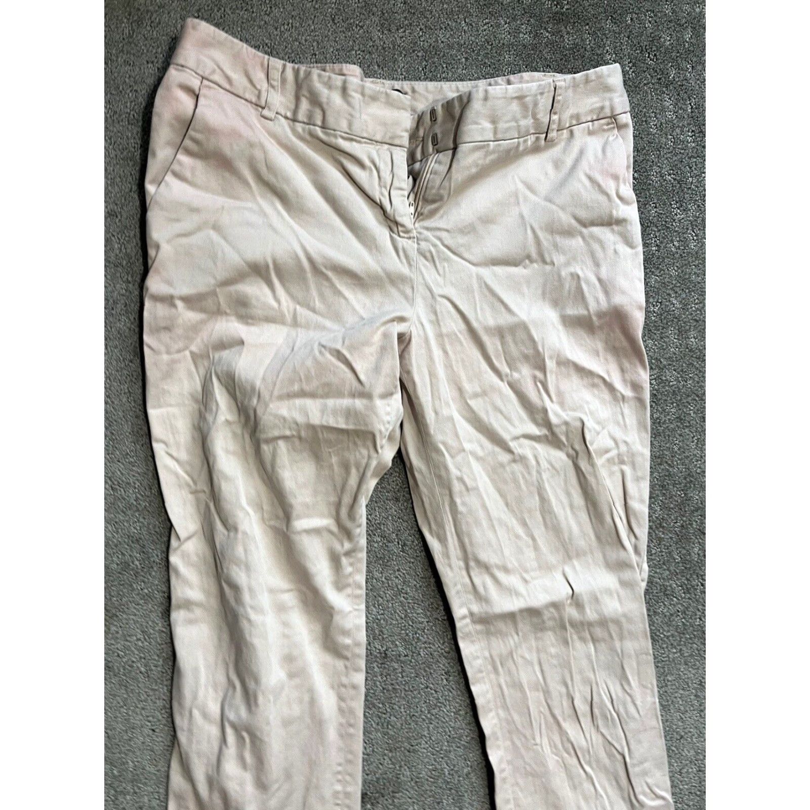 Express EXPRESS Womens Size 8 Pink Low Rise Columnist Ankle Career Dress Pants Size 30" / US 8 / IT 44 - 2 Thumbnail