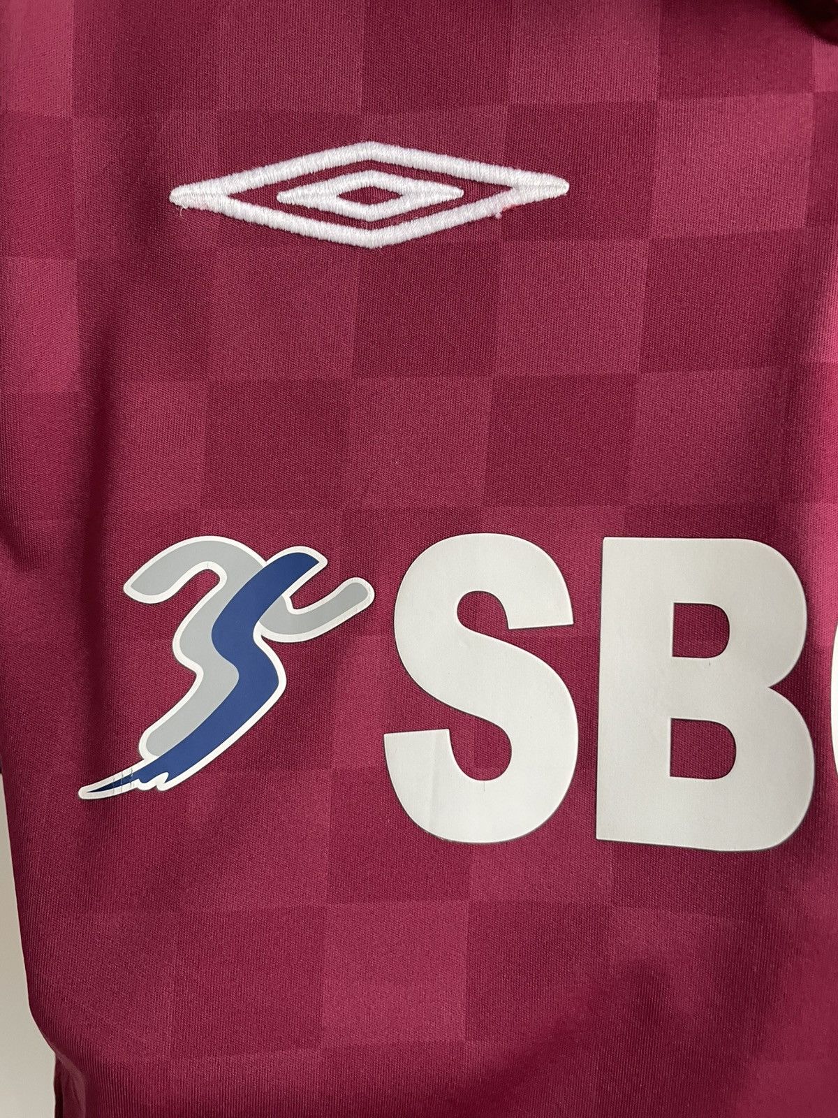 Umbro West Ham United 2009 2010 Home Football Shirt Soccer Jersey Size US L / EU 52-54 / 3 - 8 Thumbnail
