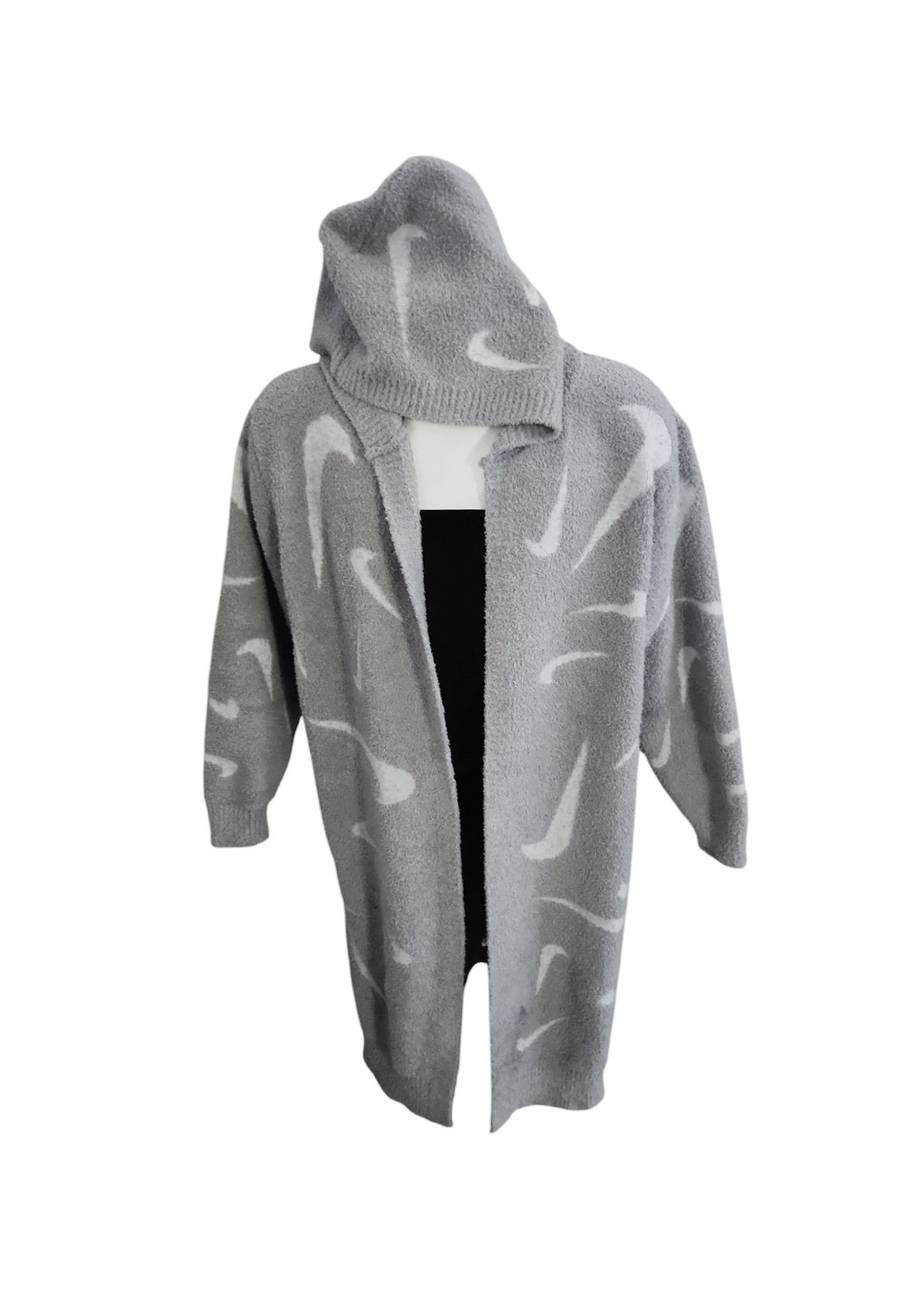 Nike NIKE SPORTSWEAR PHOENIX COZY BOUCLé LOOSE LONG KNIT CARDIGAN Size M / US 6-8 / IT 42-44 - 4 Thumbnail