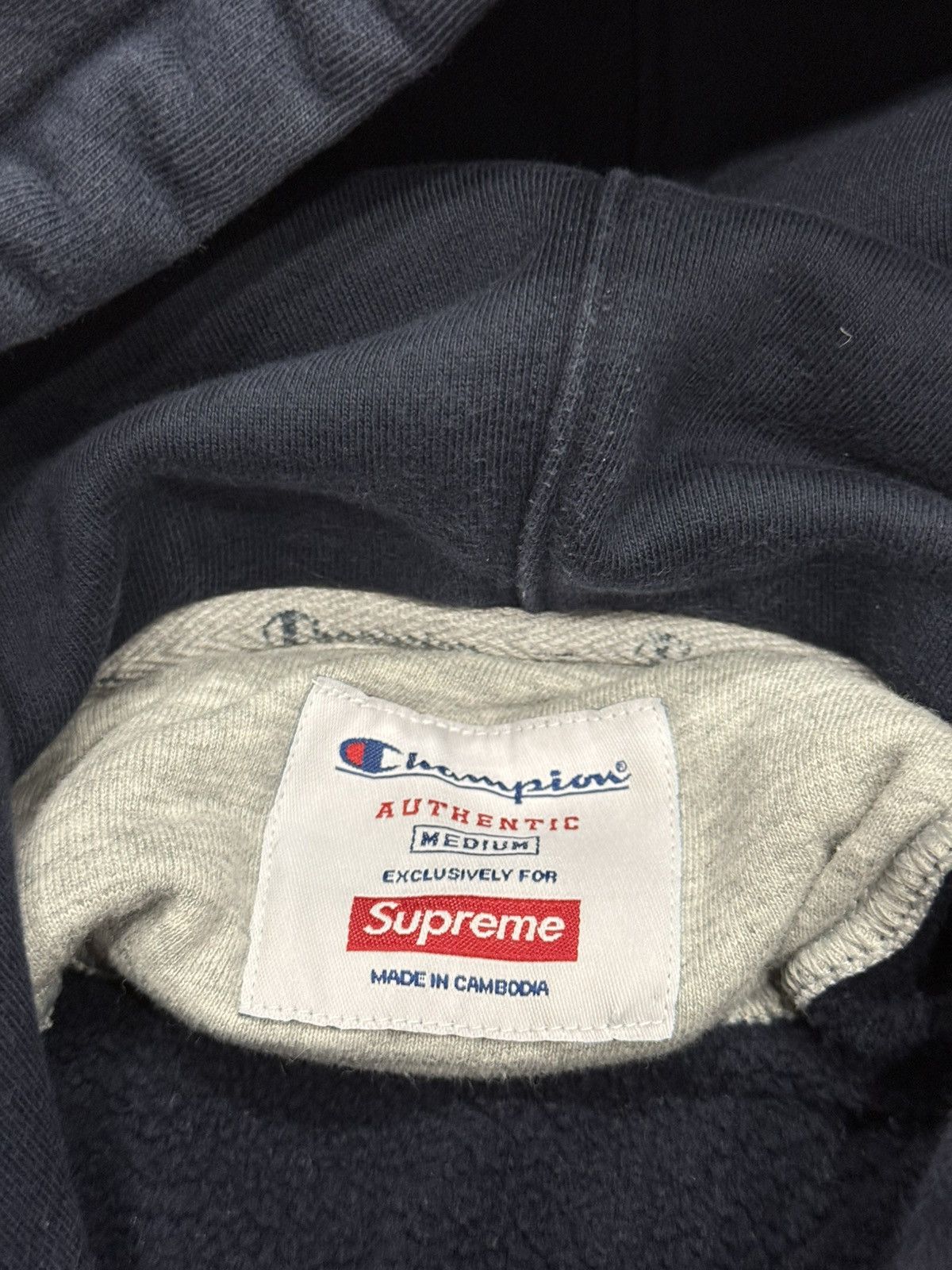 Champion × Supreme Supreme/Champion FW17 Stacked C Hoodie Size US M / EU 48-50 / 2 - 6 Thumbnail