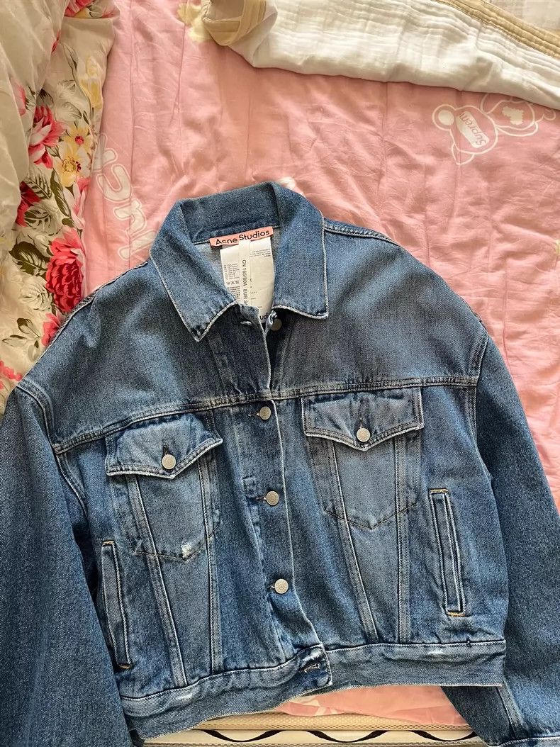 Acne Studios acne studios size:34 Retro loose denim jacket Size XXS / US 00 / IT 34 - 8 Thumbnail