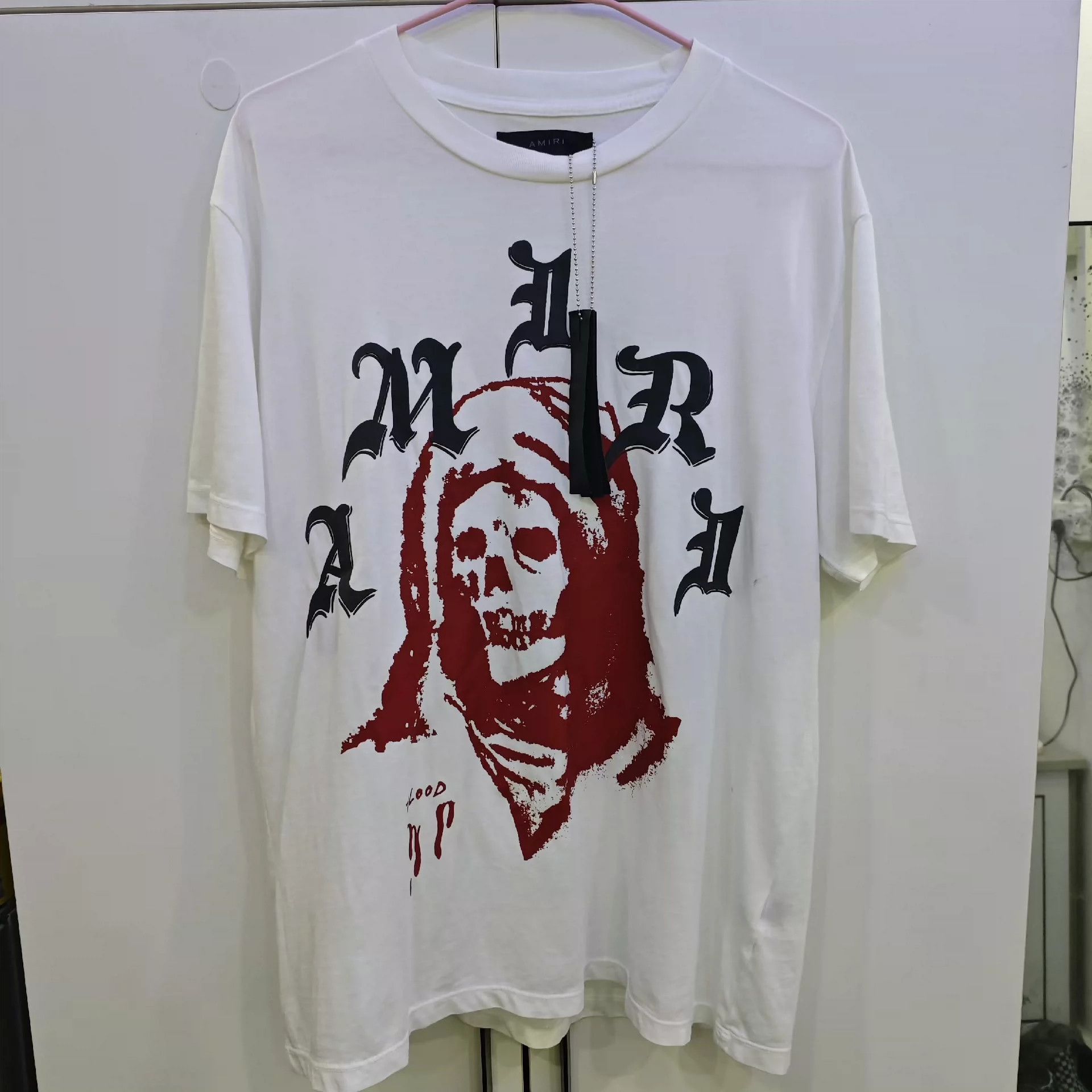 Amiri Amiri wes lang artist co-branded Skull Short Sleeve Shirt -DMC Size US M / EU 48-50 / 2 - 1 Thumbnail