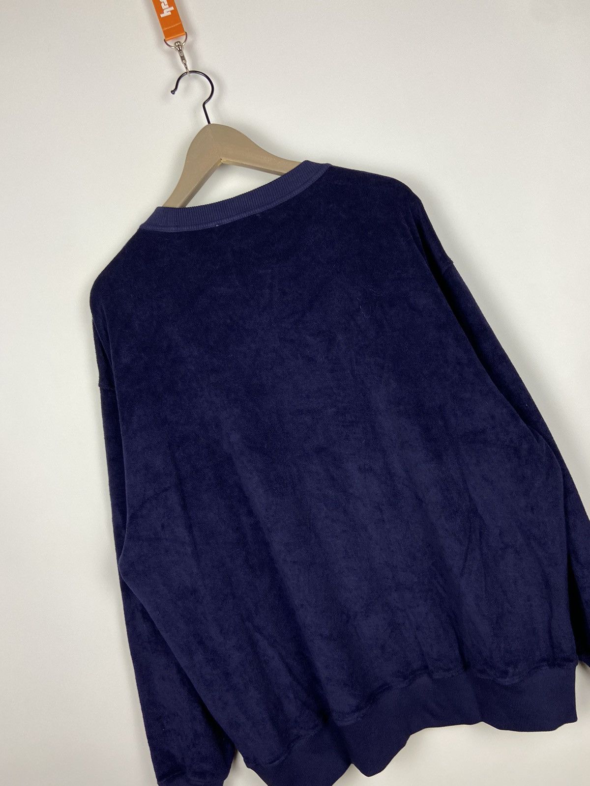 YMC YMC Daisy Terry Towelling Crew Sweatshirt Mens Blue Sz XL Size US XL / EU 56 / 4 - 17 Thumbnail