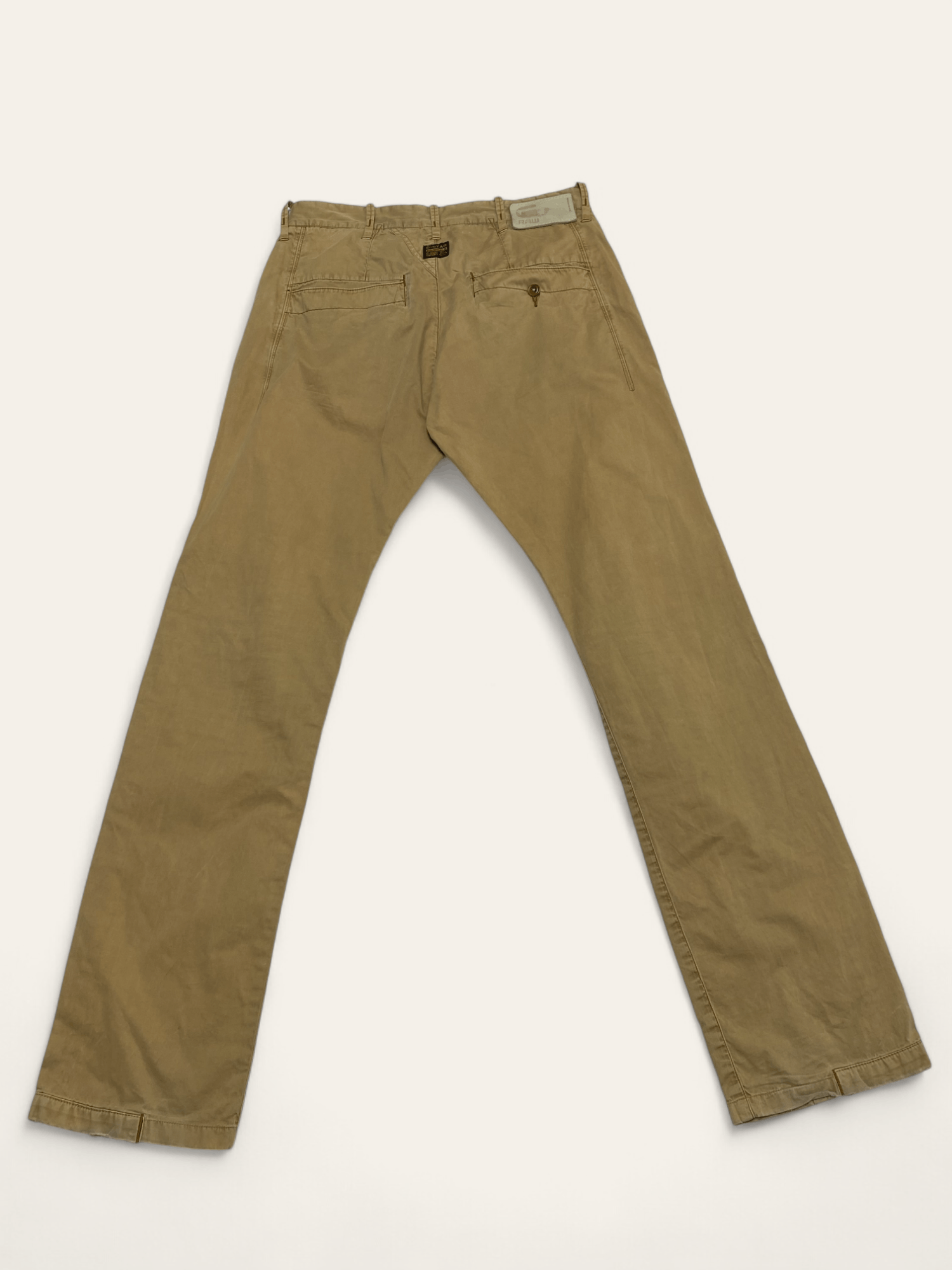 G-Star Vintage G STAR RAW Beige Pants Faded Y2k Size US 34 / EU 50 - 8 Thumbnail
