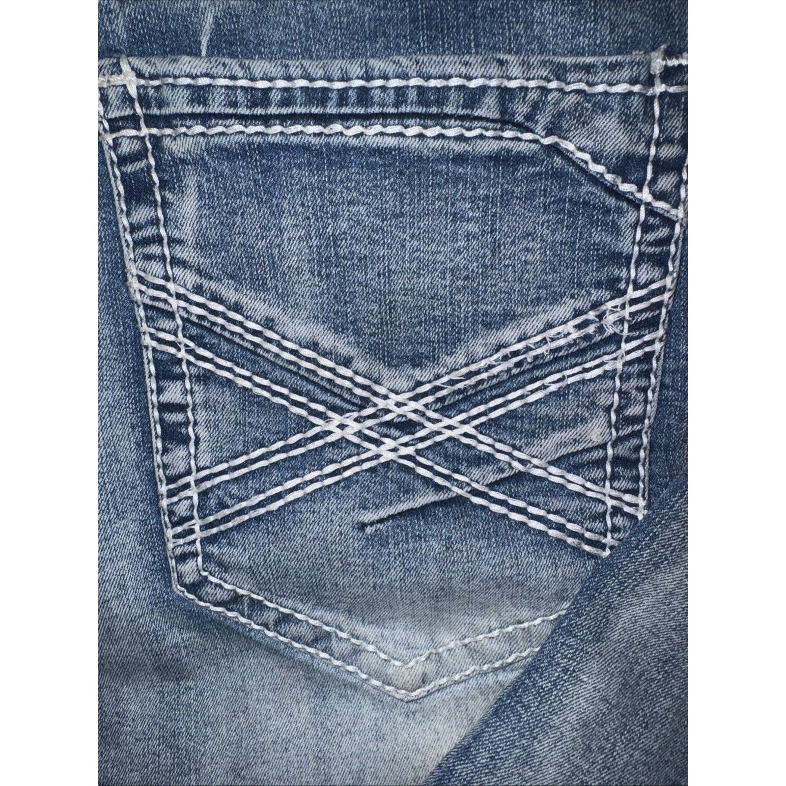 Rock Revival True Luck Denim Jeans Blue 34x30 Y2K Grunge Rock Style Size US 34 / EU 50 - 7 Thumbnail