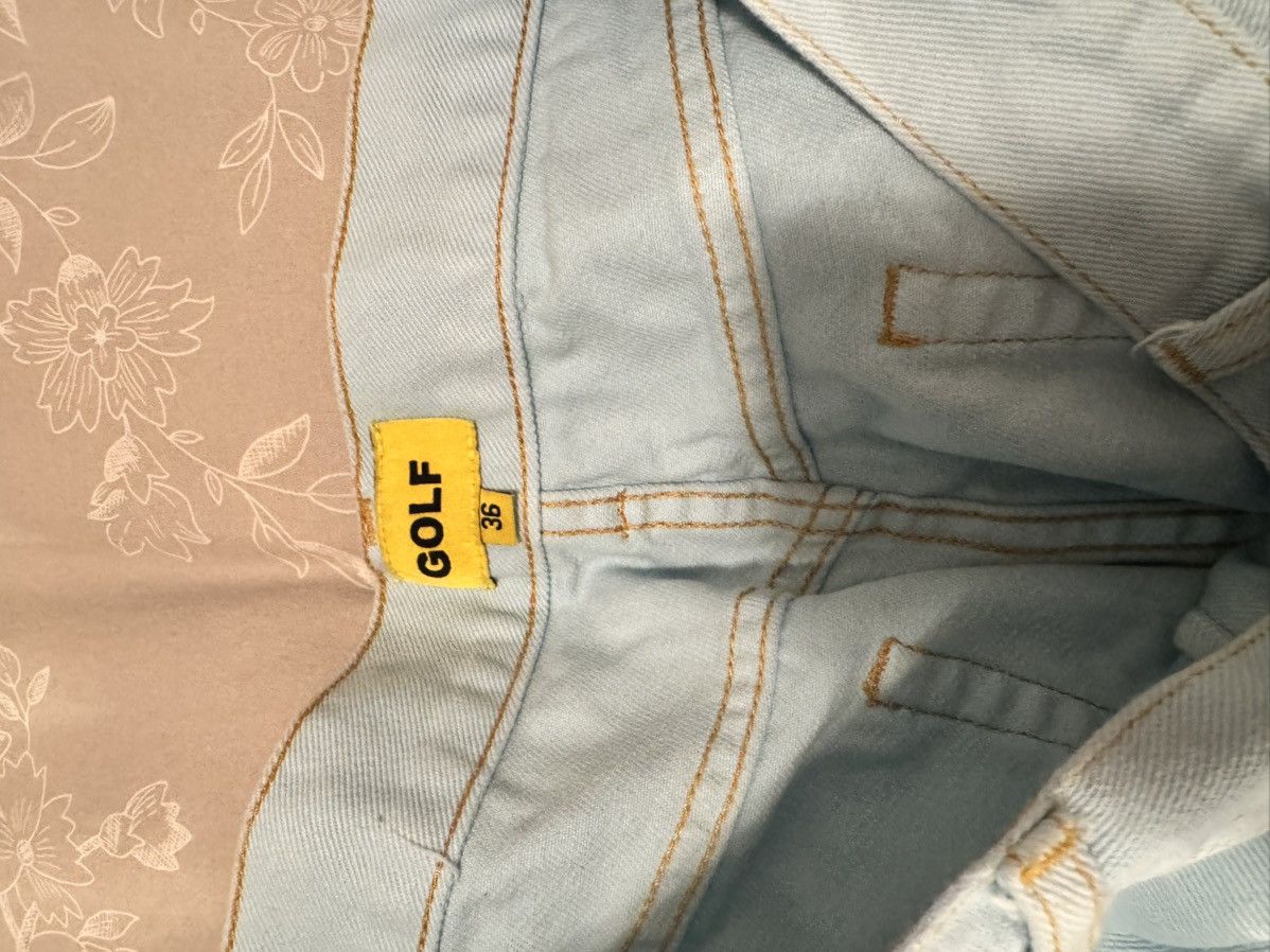 Golf Wang GOLF WANG Blue Gradient Denim Jeans Size US 36 / EU 52 - 3 Thumbnail