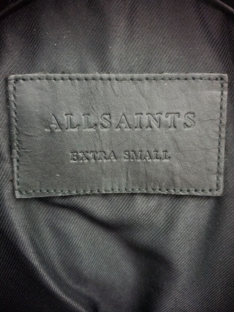 Allsaints AllSaints black leather biker jacket Size US XS / EU 42 / 0 - 7 Thumbnail