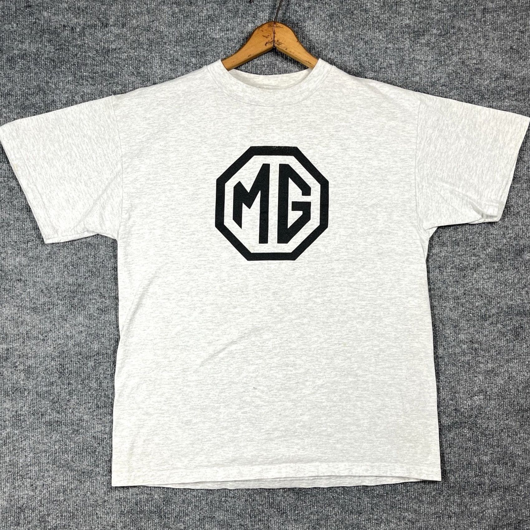 Tultex VINTAGE Morris Garages MG T Shirt Mens L Gray Logo Cotton 90s Cars Tultex Shirt Men Gray Logo 90s Size US L / EU 52-54 / 3 - 2 Thumbnail