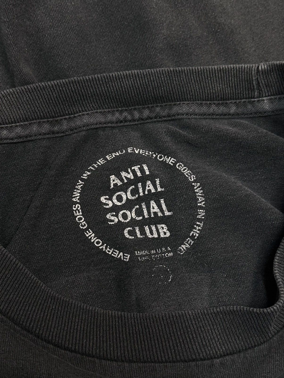 Anti Social Social Club Vintage USA Anti Social Club T-shirt Streetwear tee Y2K GOA Size US L / EU 52-54 / 3 - 10 Thumbnail