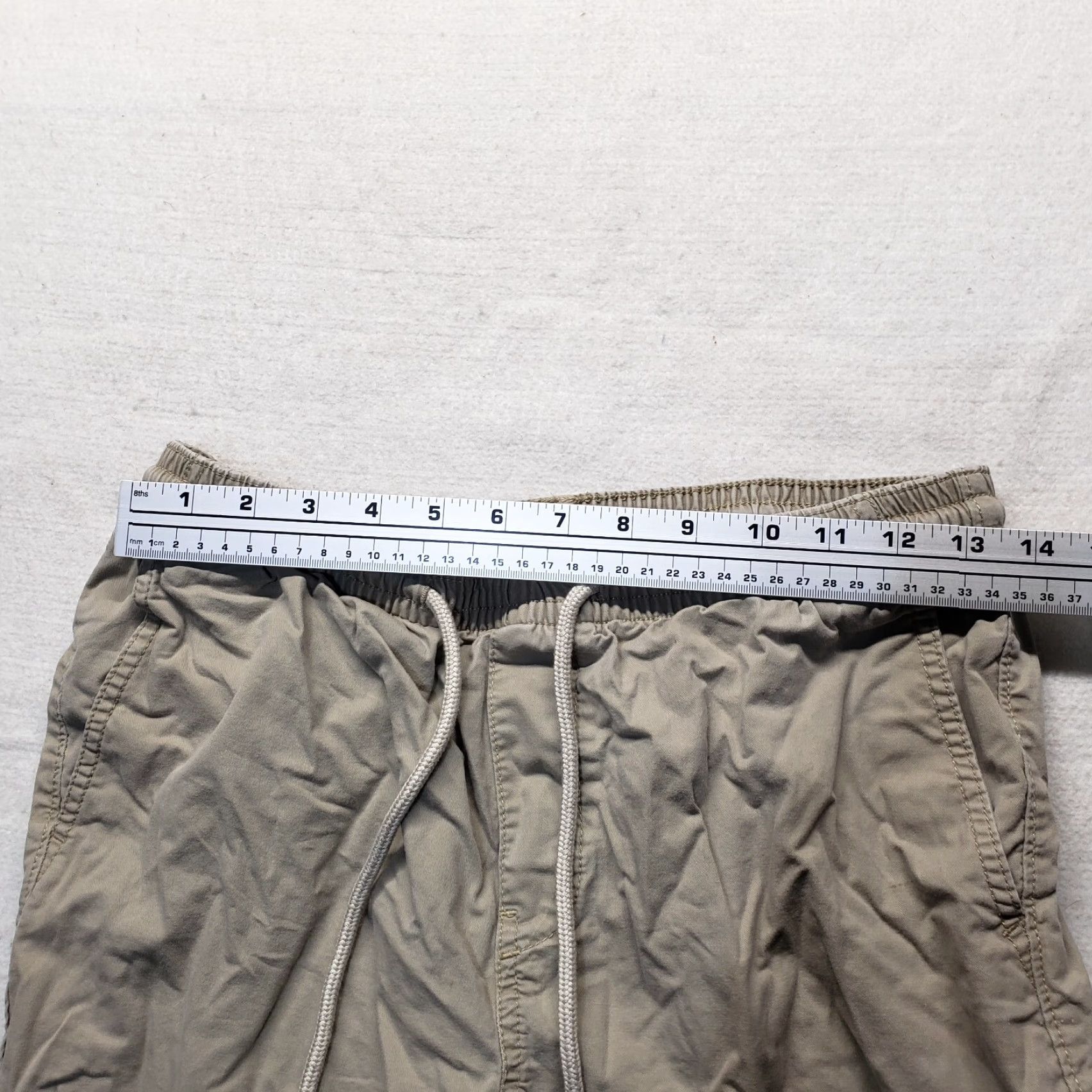 George George Shorts Adult Men's Size S Small 28-30 Beige Tan Stretch Above The Knee Men's Size US 29 - 3 Thumbnail
