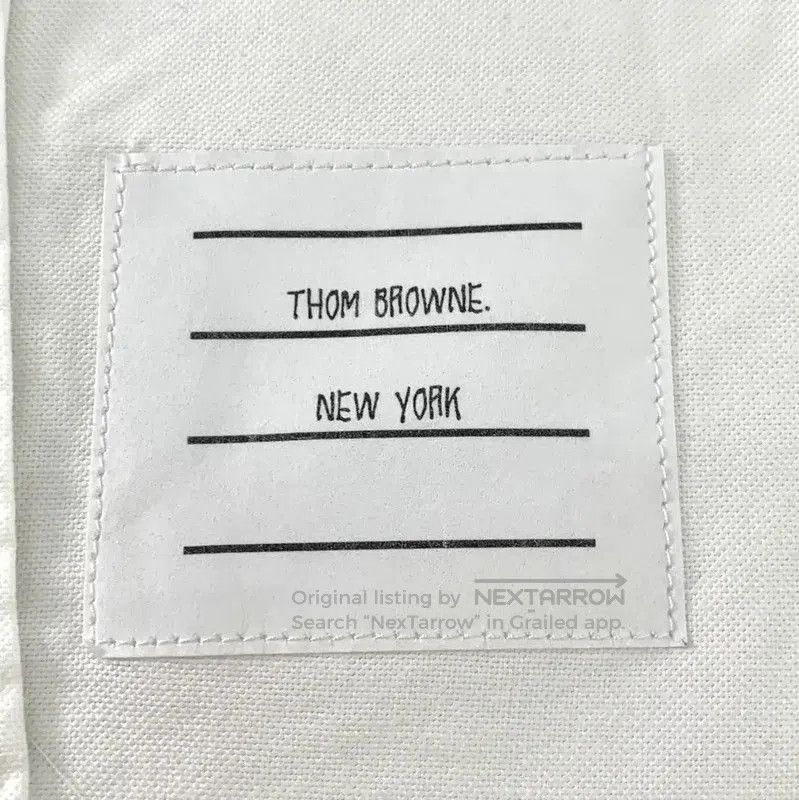 Thom Browne Thom Browne White Cotton Men's Shirt . Size US XS / EU 42 / 0 - 5 Thumbnail