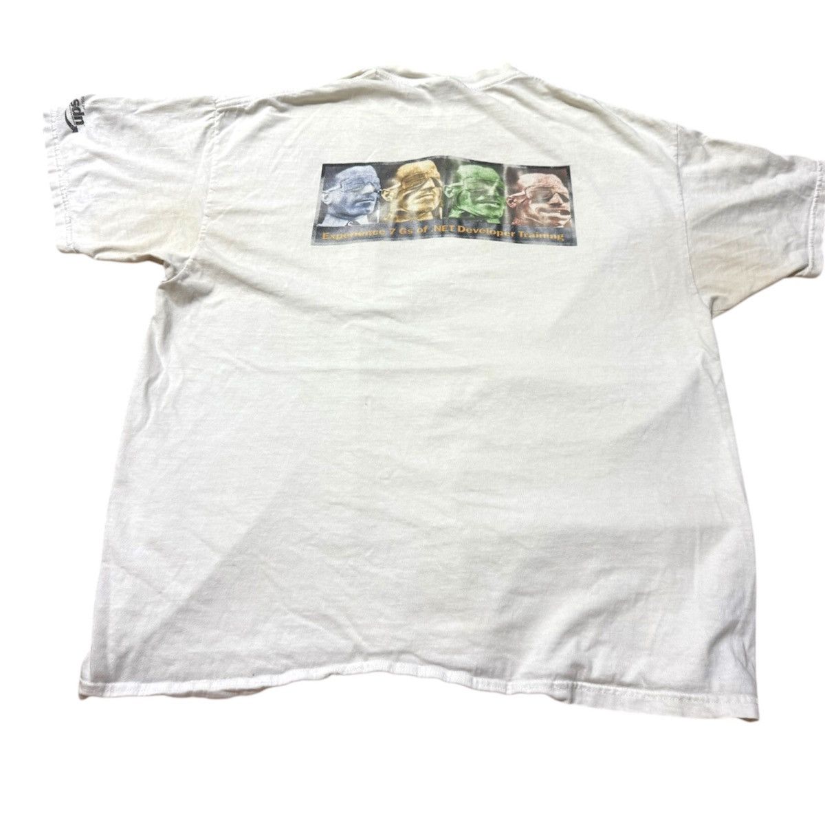 Microsoft × Vintage Vintage 90s Microsoft T-Shirt Distressed Size US XL / EU 56 / 4 - 1 Thumbnail