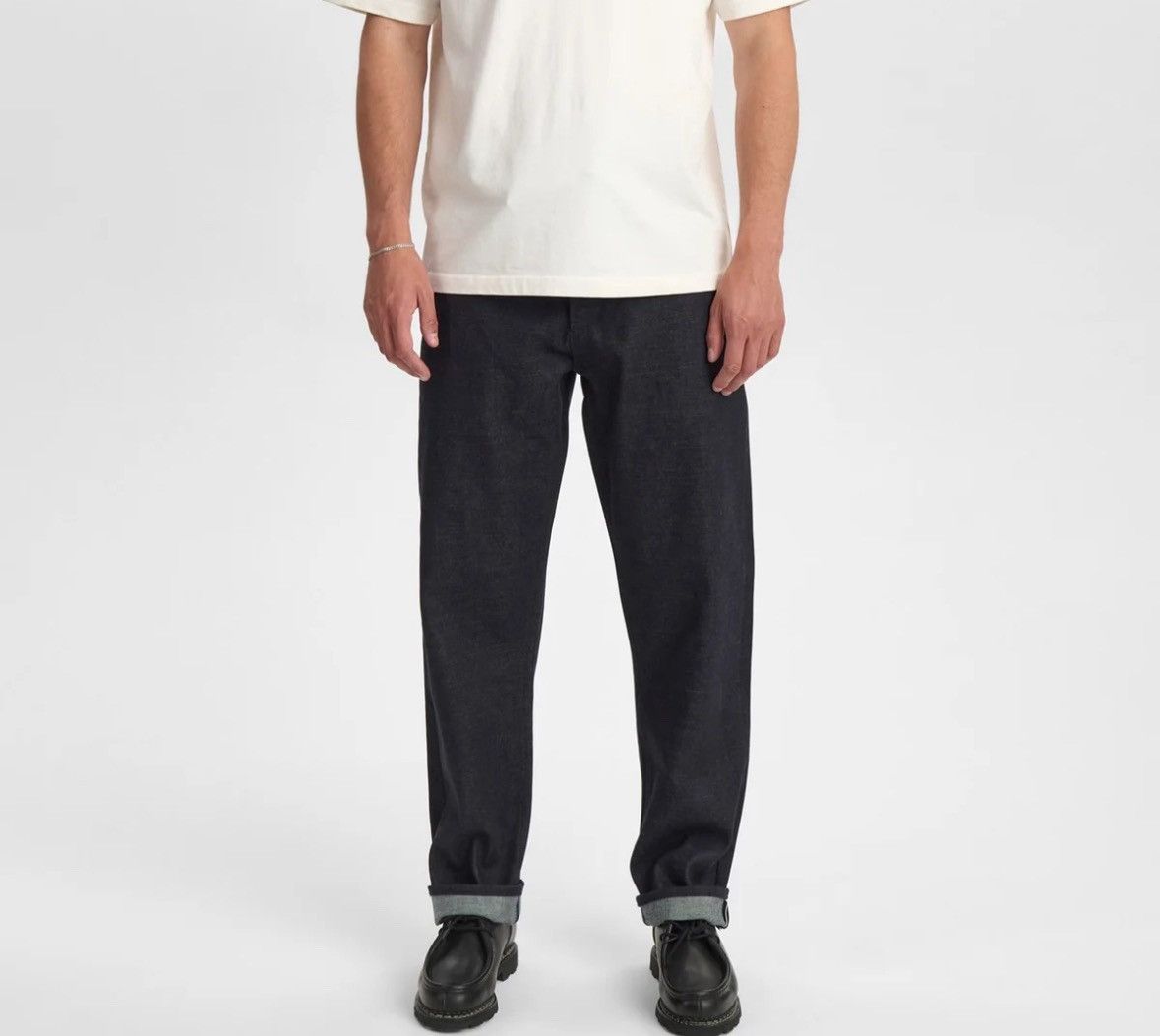 Anerkjendt HEAVYWEIGHT RAW JAPANESE SELVEDGE JEANS - SKY CAPTAIN Size US 32 / EU 48 - 6 Thumbnail