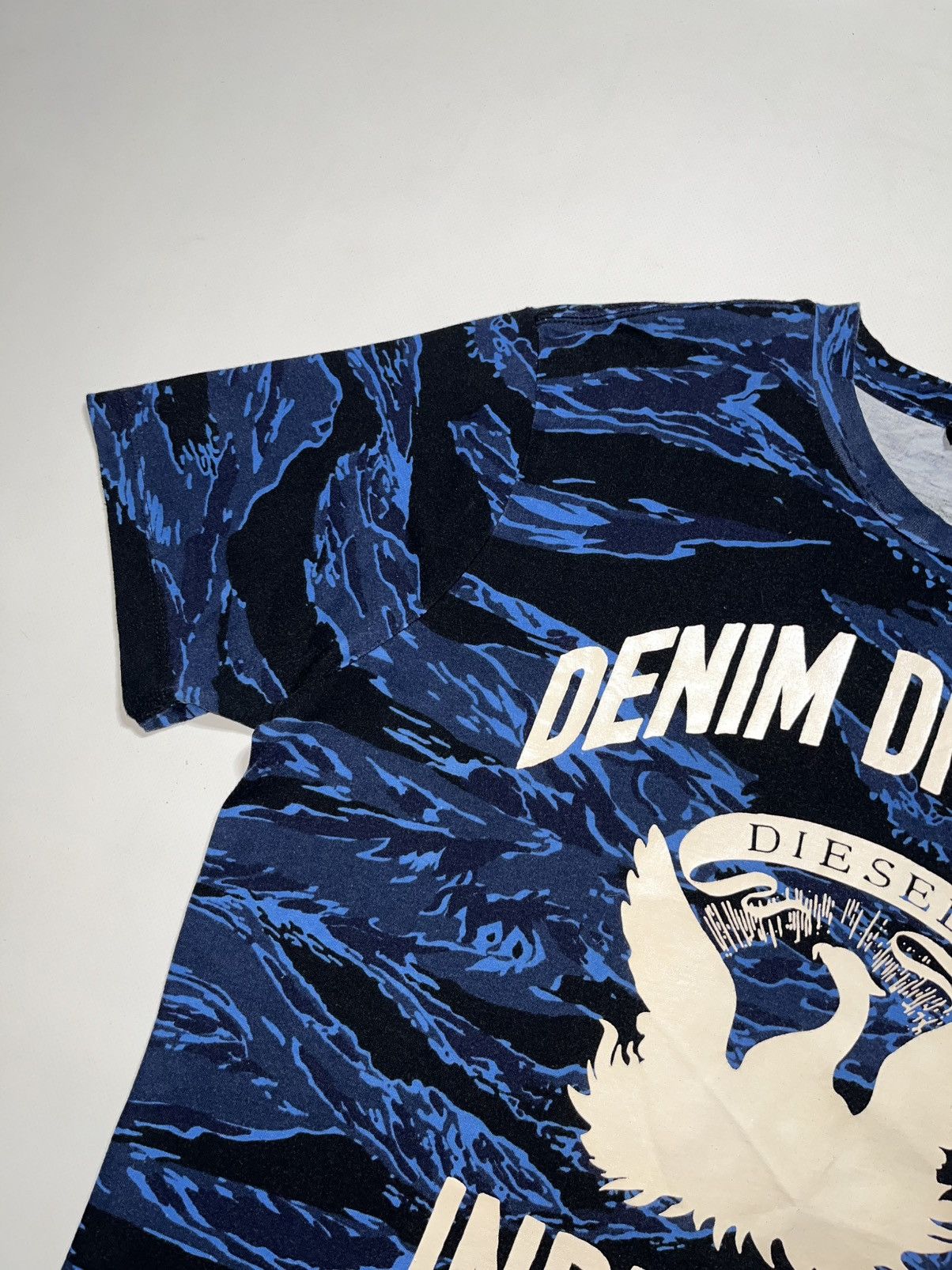 Diesel Diesel blue camo division t-shirt Size US M / EU 48-50 / 2 - 4 Thumbnail