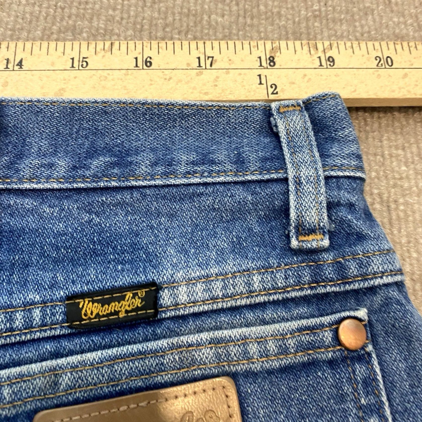 Wrangler Wrangler Cowboy Cut Jeans 936 Slim 38x28 Blue Denim Western Faded Distressed Men Size US 38 / EU 54 - 7 Thumbnail