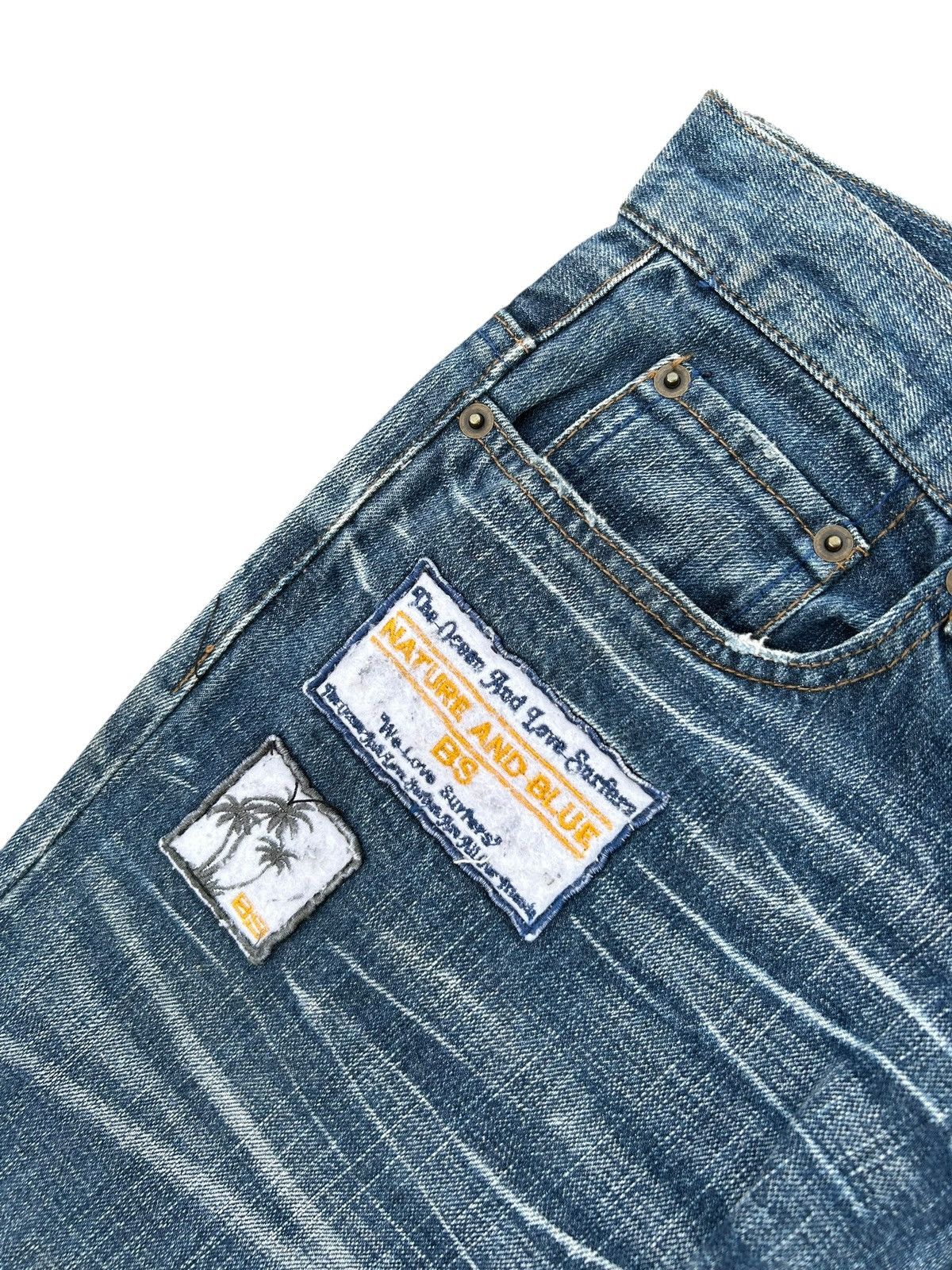 FLARE Beach Sound Japanese Style Denim Jeans ☠️🎌