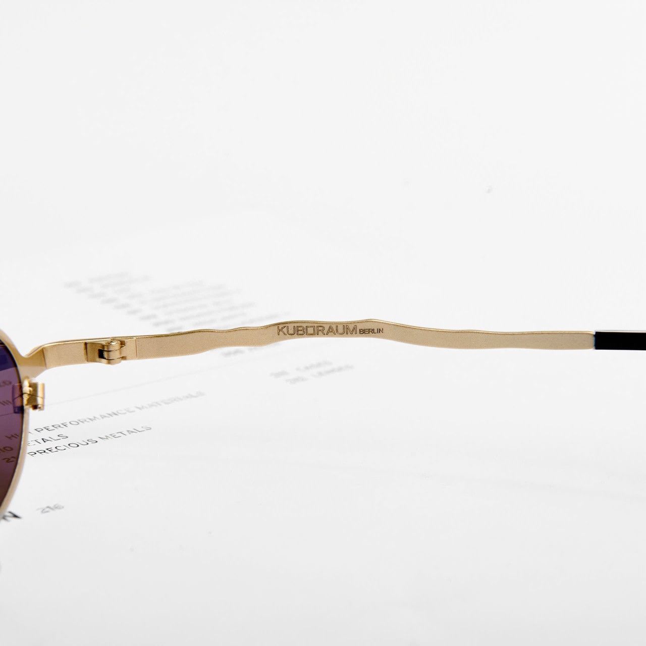 Kuboraum KUBORAUM Z24 GD SUNGLASSES Size ONE SIZE - 4 Thumbnail