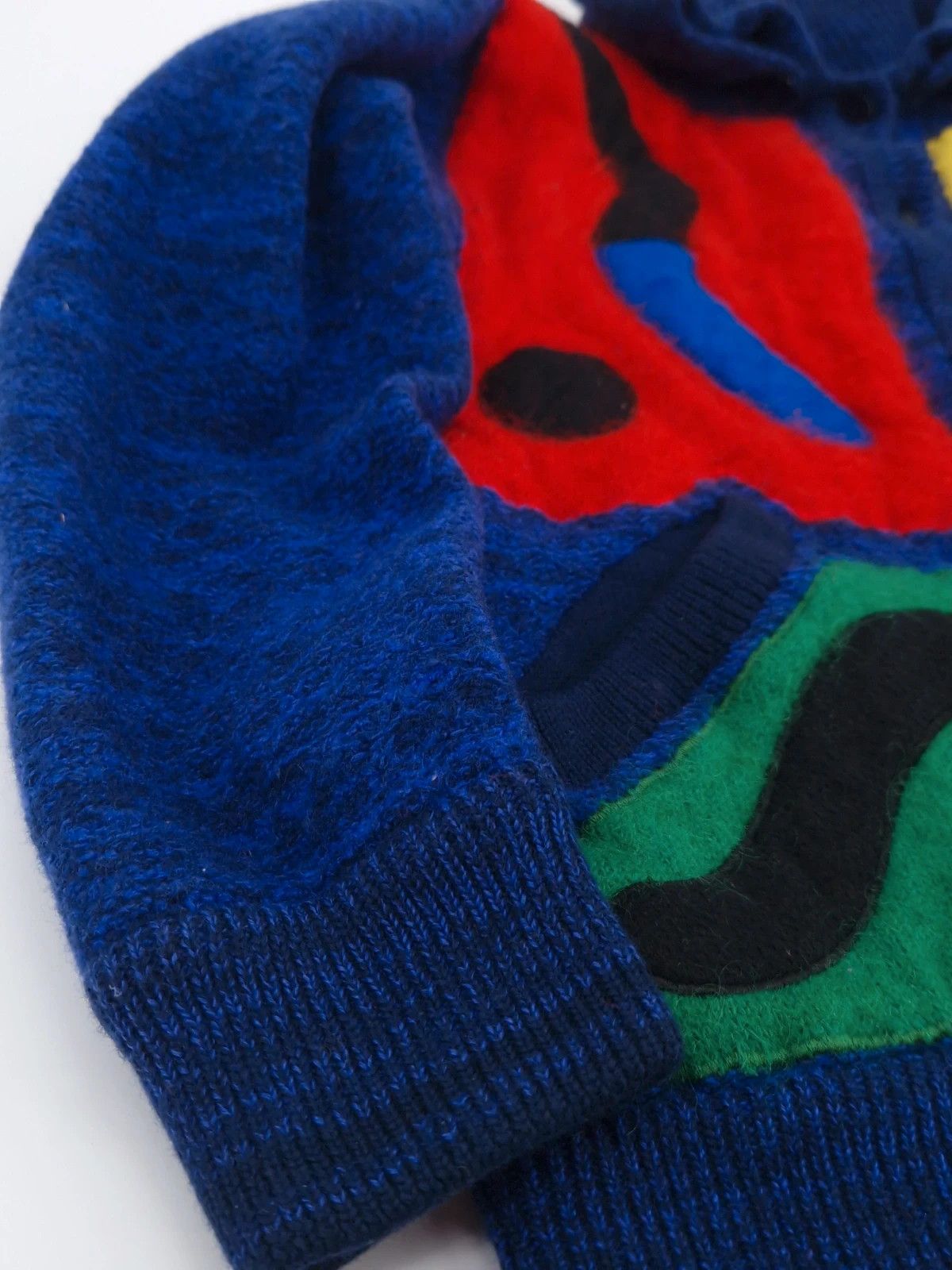 Kansai Yamamoto Kansai Yamamoto Rare Vintage Mohair Abstract Patch Knit Size US M / EU 48-50 / 2 - 5 Thumbnail