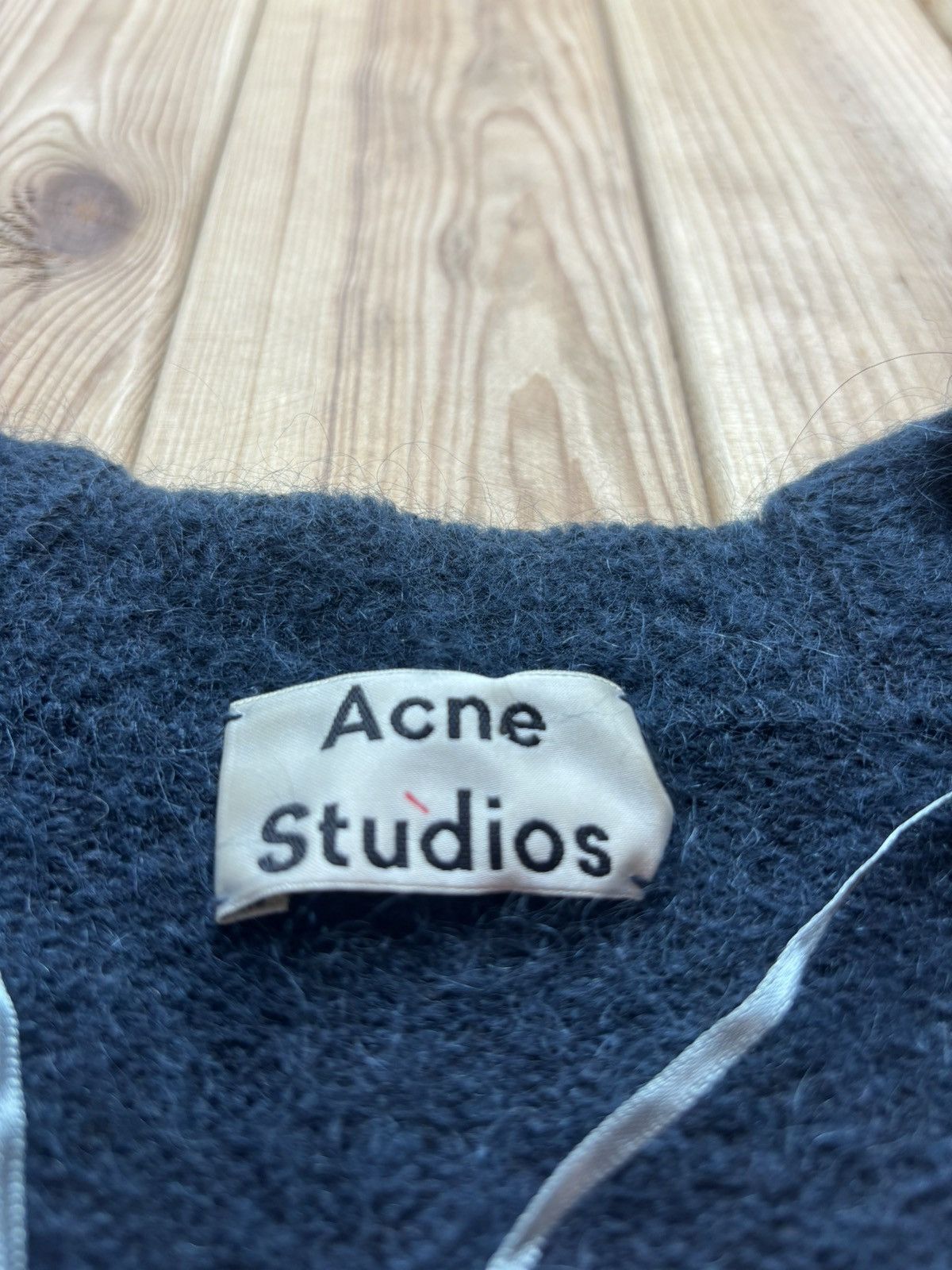 Acne Studios Acne Studios Raya Mohair Cardigan Dark Grey Size XS / US 0-2 / IT 36-38 - 2 Thumbnail