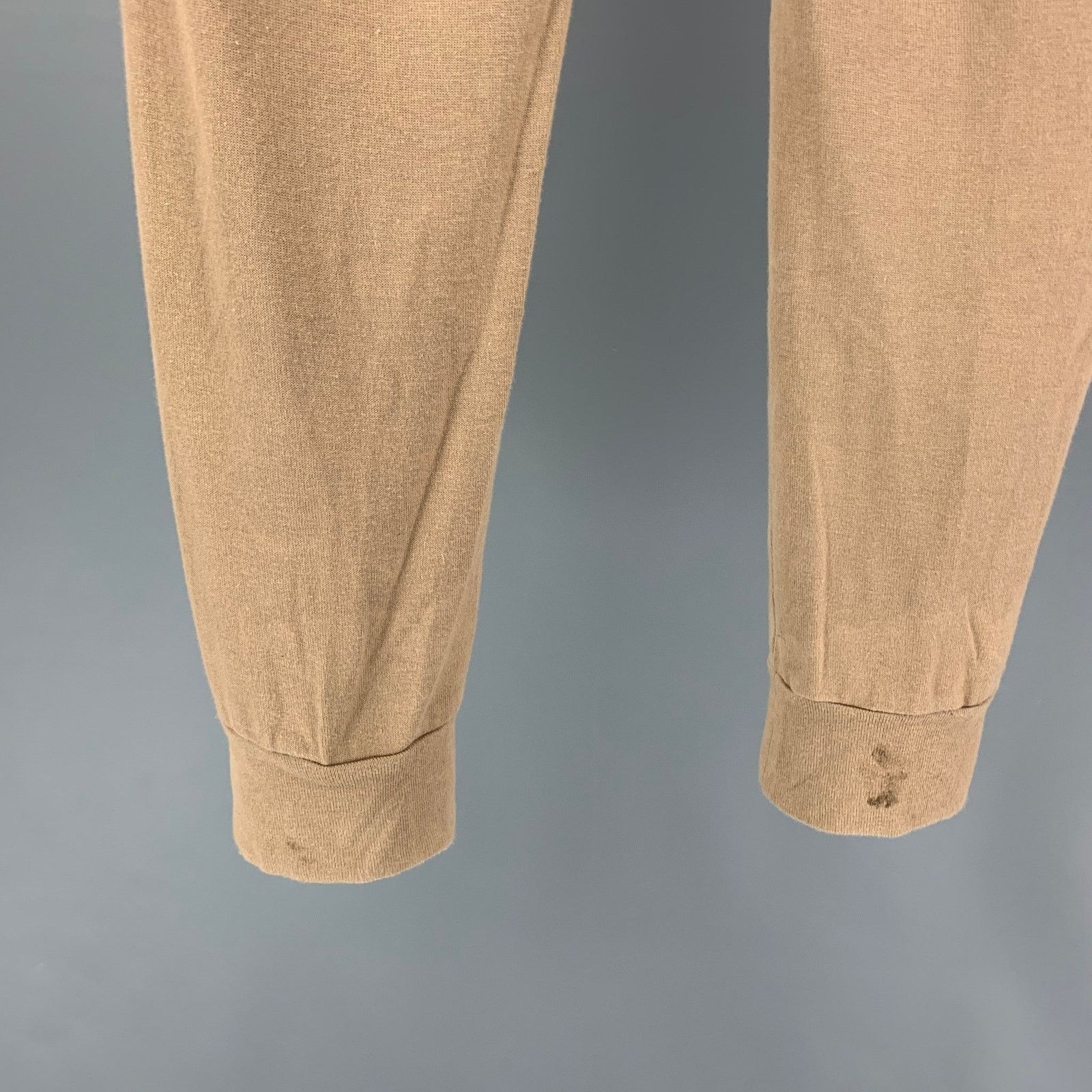 Kolor Size L Camel Grey Color Block Cotton Wool Joggers Pants Size US 34 / EU 50 - 4 Thumbnail