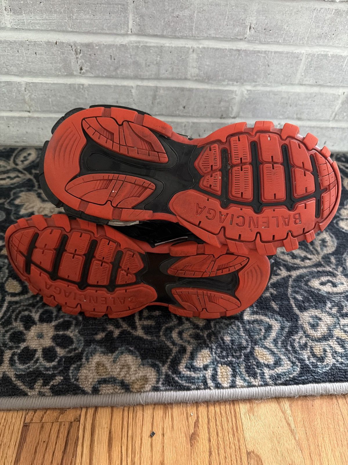 Balenciaga Balenciaga track.2 black red grey Size US 11 / EU 44 - 9 Thumbnail