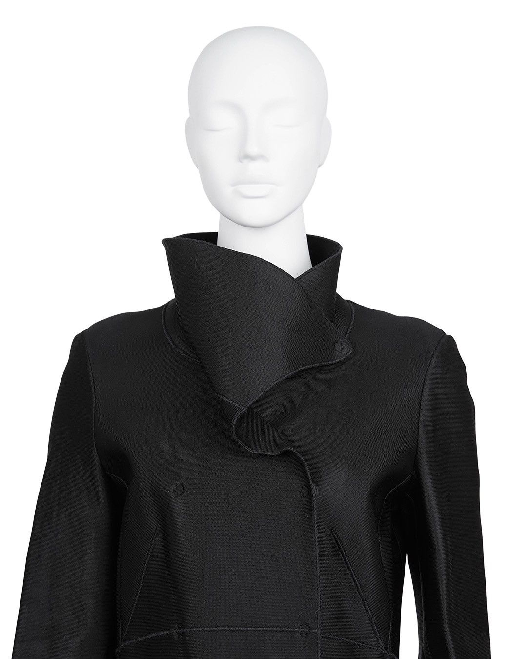 Giorgio Armani Giorgio Armani F/W2003 Neoprene Coat Size M / US 6-8 / IT 42-44 - 4 Thumbnail