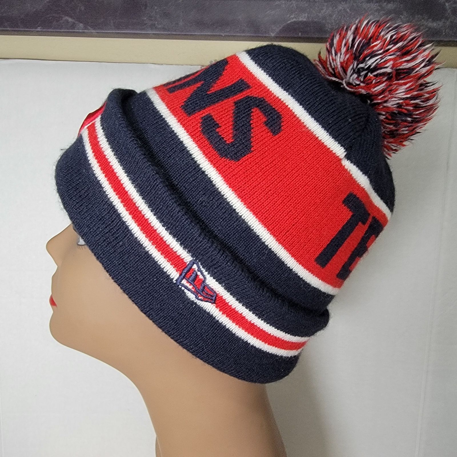 NFL NFL x New Era Houston Texans Lined Knit Beanie w/ Pom Size ONE SIZE - 5 Thumbnail