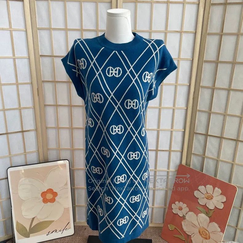 Hermes Hermes Blue dress Size XS / US 0-2 / IT 36-38 - 1 Thumbnail