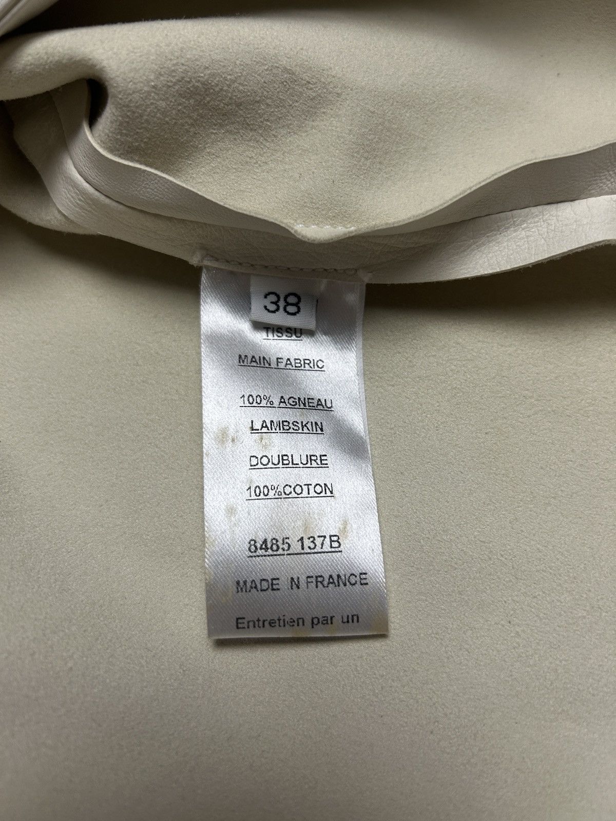 Balmain S/S 12 Printed Leather Fencing Jacket Size S / US 4 / IT 40 - 9 Thumbnail
