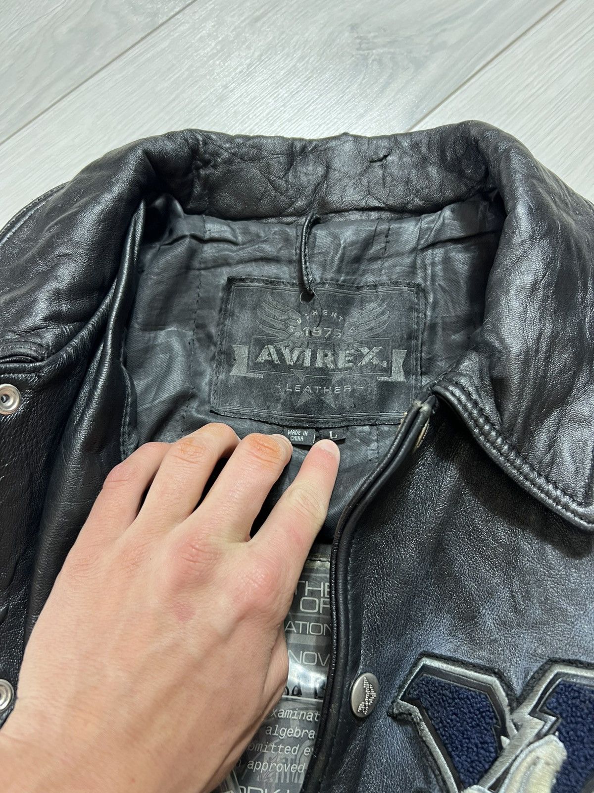 Avirex VTG Avirex Avant-Garde If Six Was Nine Style Leather Jacket Size US M / EU 48-50 / 2 - 9 Thumbnail