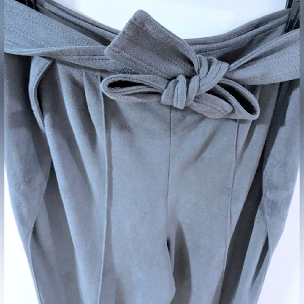 Giorgio Armani Giorgio Armani High Waiste Vegan Suede Pants Size 30" / US 8 / IT 44 - 4 Thumbnail