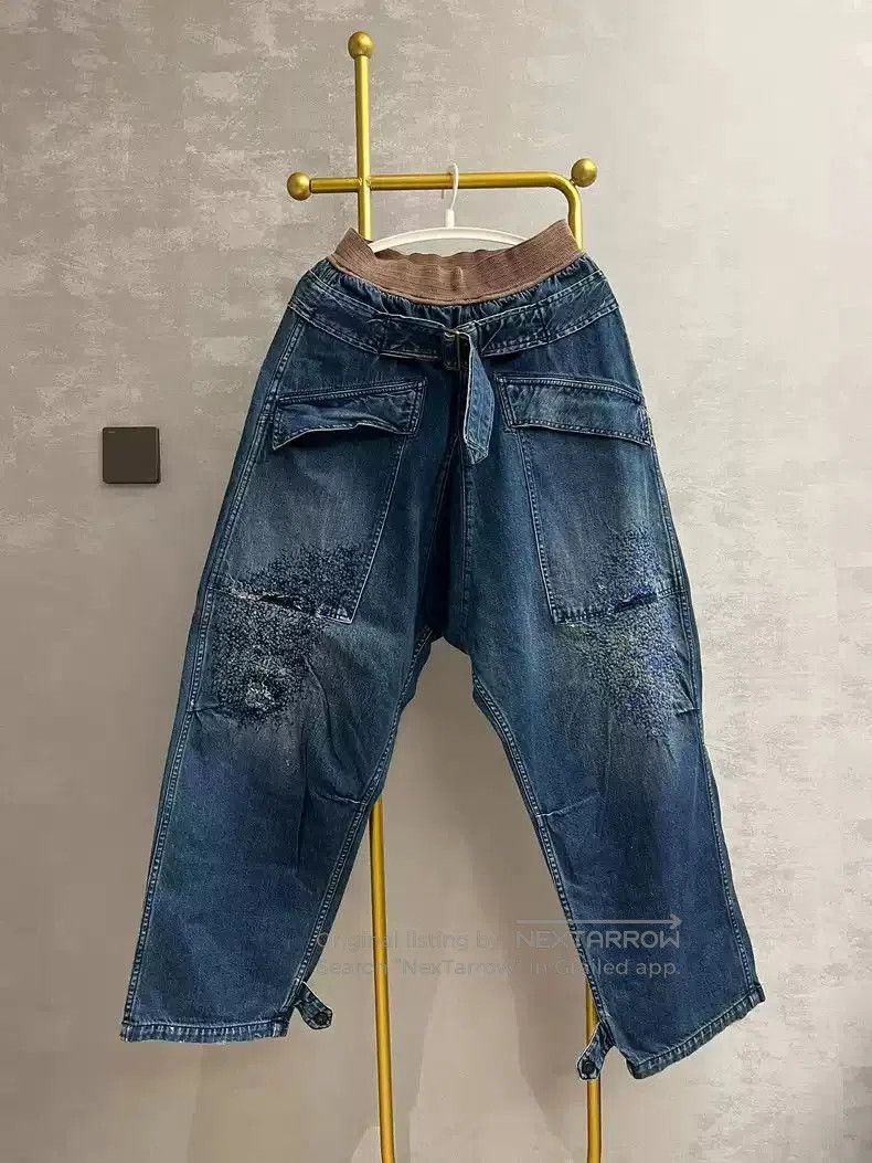 Kapital kapital Thorn jeans with wide legs. Size US 34 / EU 50 - 1 Thumbnail