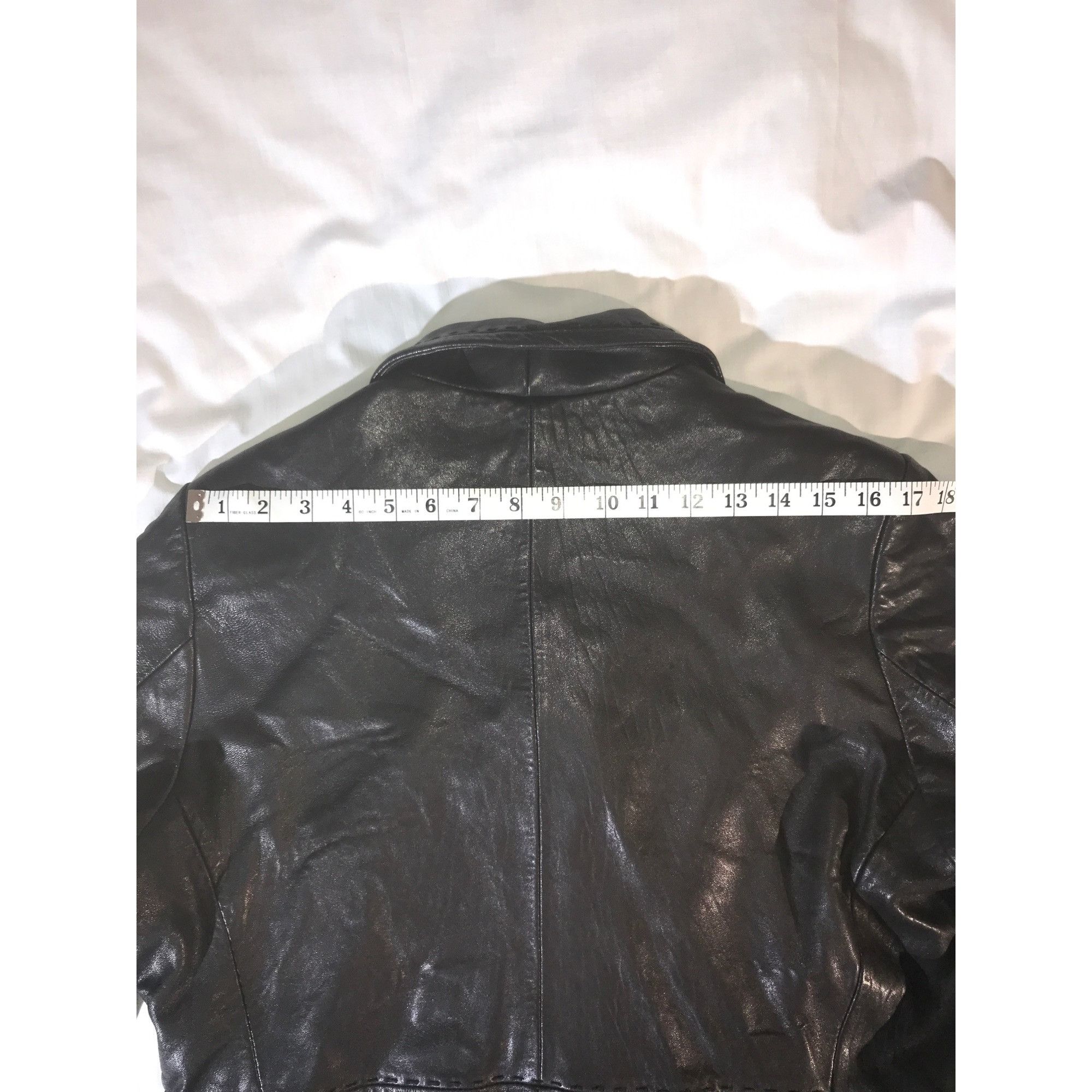 Jones New York Jones New York Women's Black Lambskin Leather Jacket Blazer Size XL / US 12-14 / IT 48-50 - 5 Thumbnail
