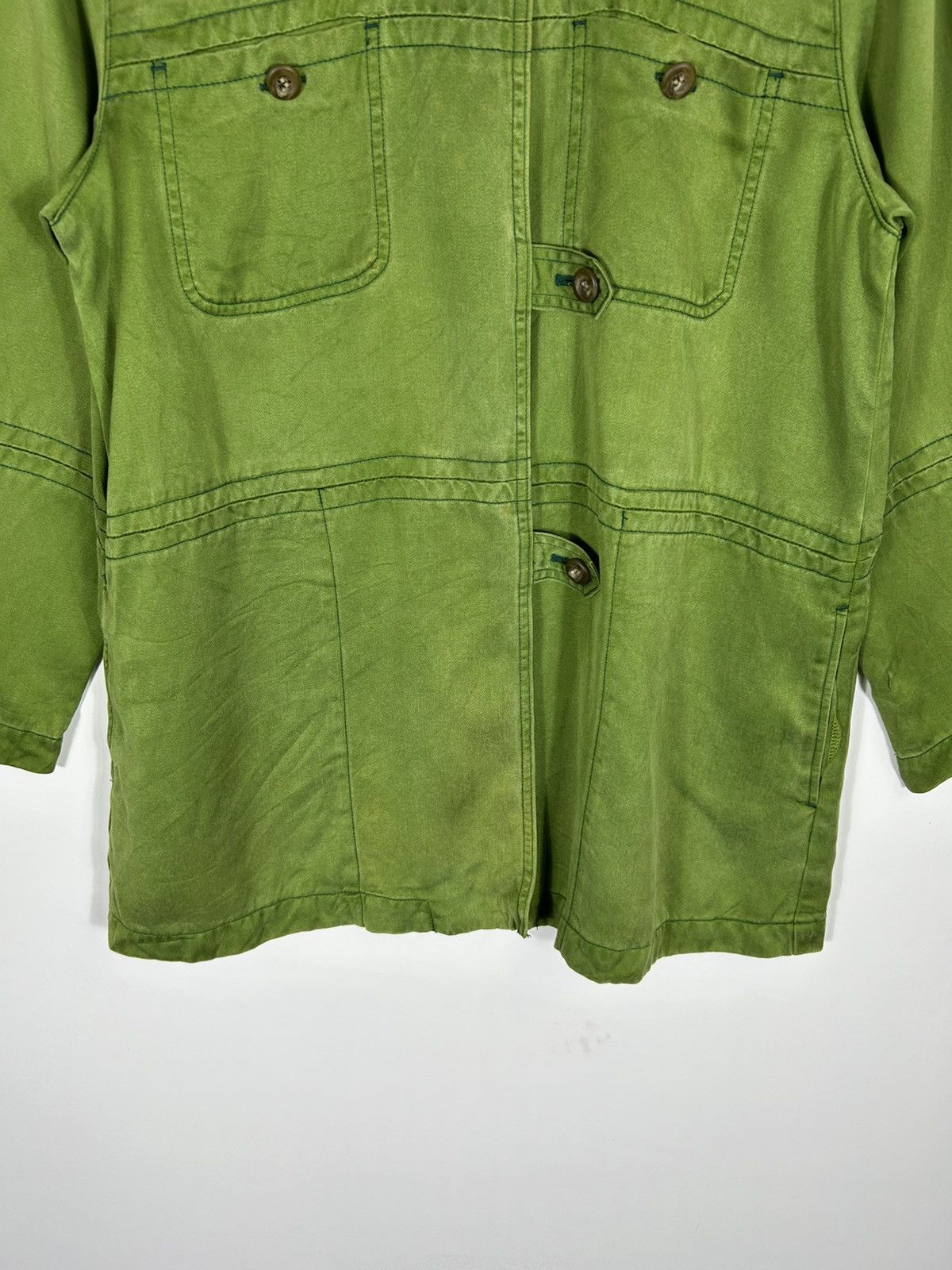 RENOWN ⚡️Vintage Designer MicMac Paris Button Shirt Jacket Size S / US 4 / IT 40 - 5 Thumbnail
