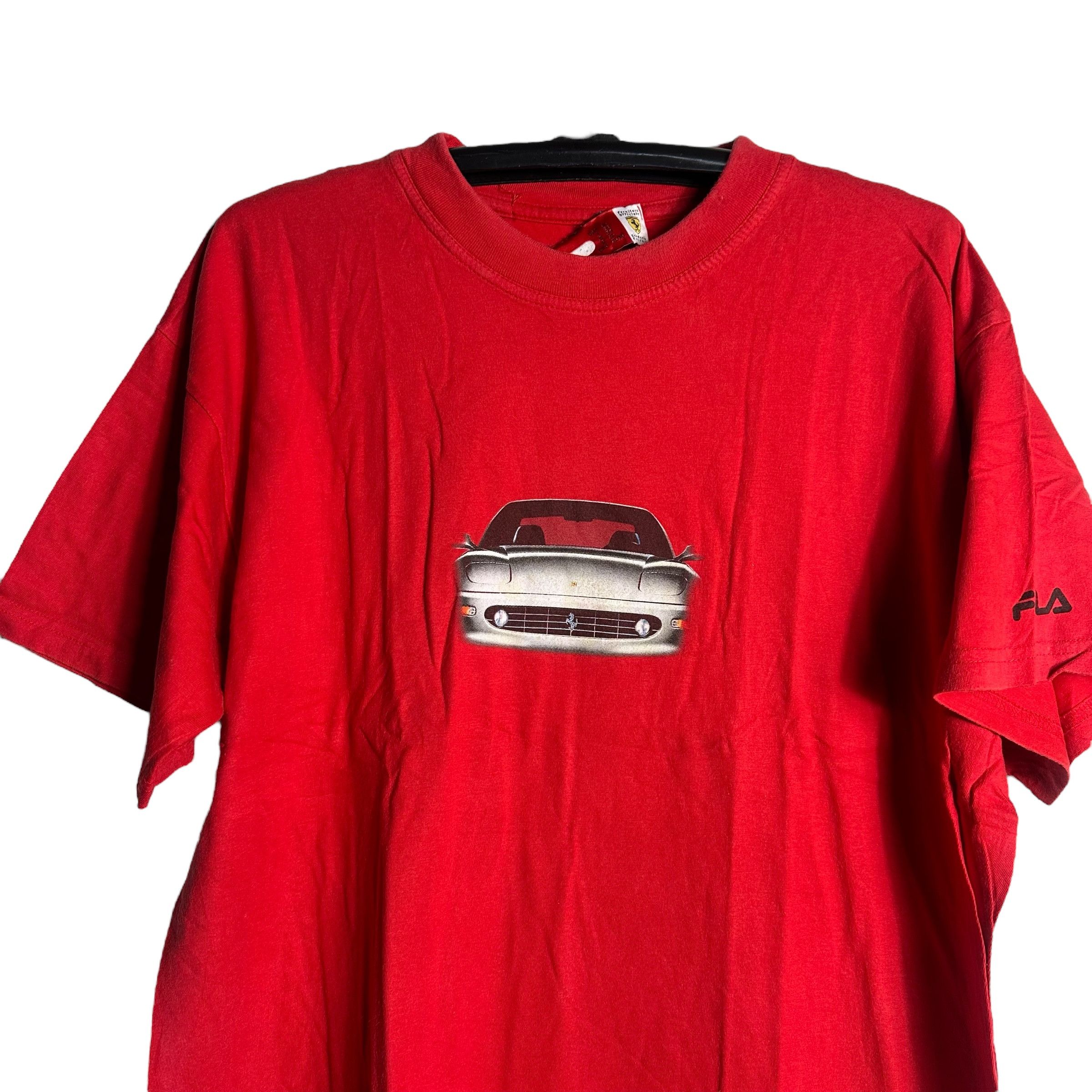 Ferrari 🔥RARE🔥Vintage Ferrari x Fila OVP T-shirt Made in Belgium Size US XL / EU 56 / 4 - 2 Thumbnail