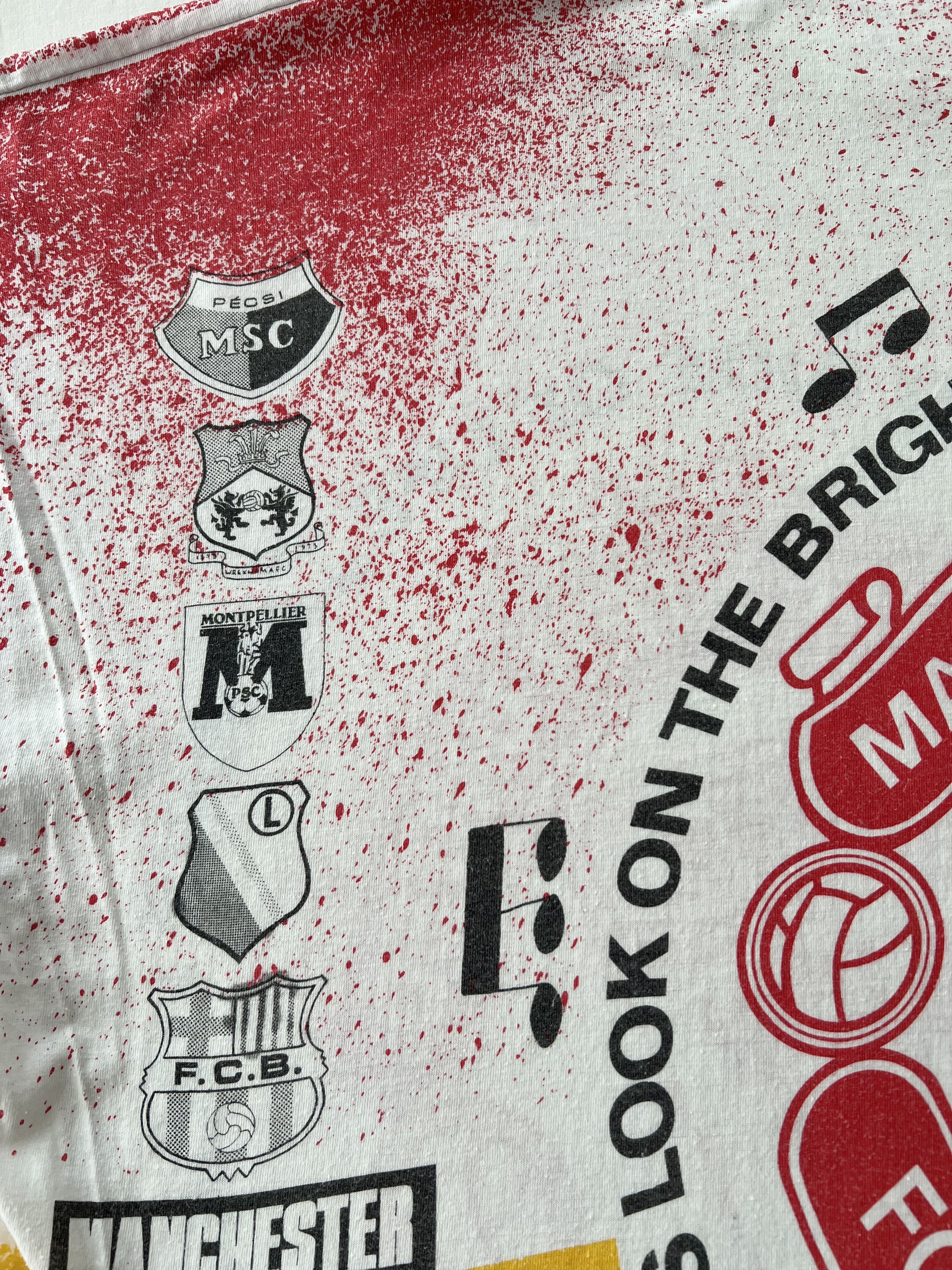 Vintage Vintage 1991 Manchester United Football Club AOP T-shirt Size US XXL / EU 58 / 5 - 15 Thumbnail