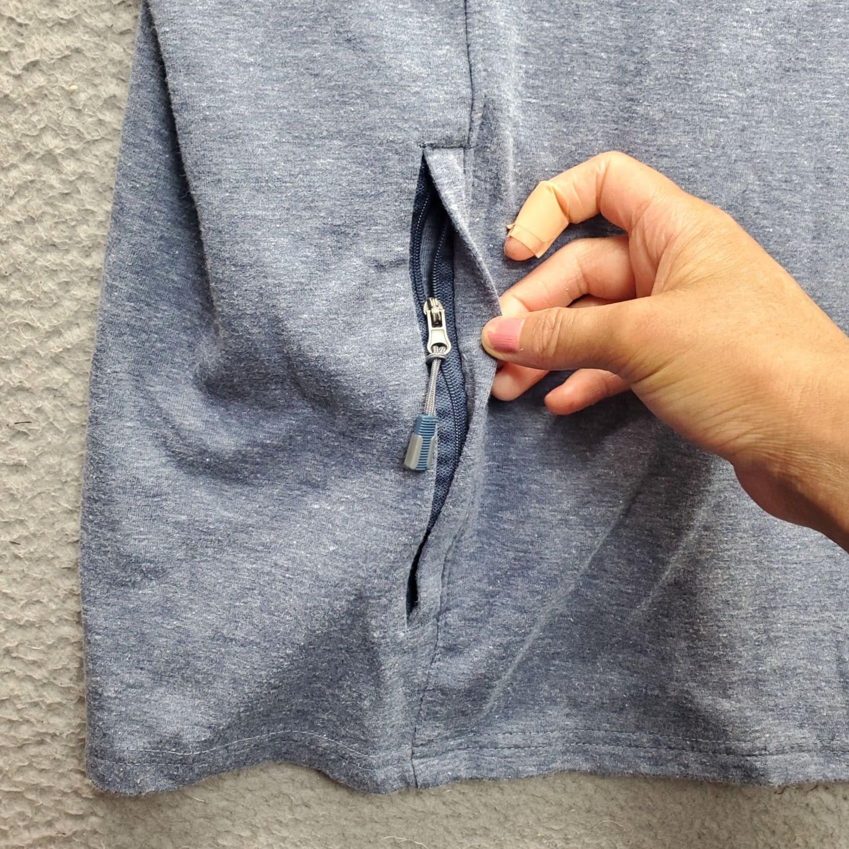Eddie Bauer Eddie Bauer Sweatshirt Mens 2XL Blue Long Sleeve Zip Pocket Mock Neck Quarter Zip Shirt Mens Size US XXL / EU 58 / 5 - 6 Thumbnail