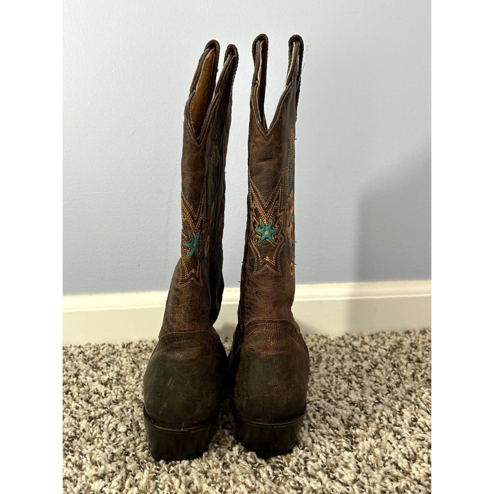 Skin VINTAGE Womens JB Dillon genuine goat skin western boots Size 5 B JBW2308 Size US 5 / IT 35 - 5 Thumbnail