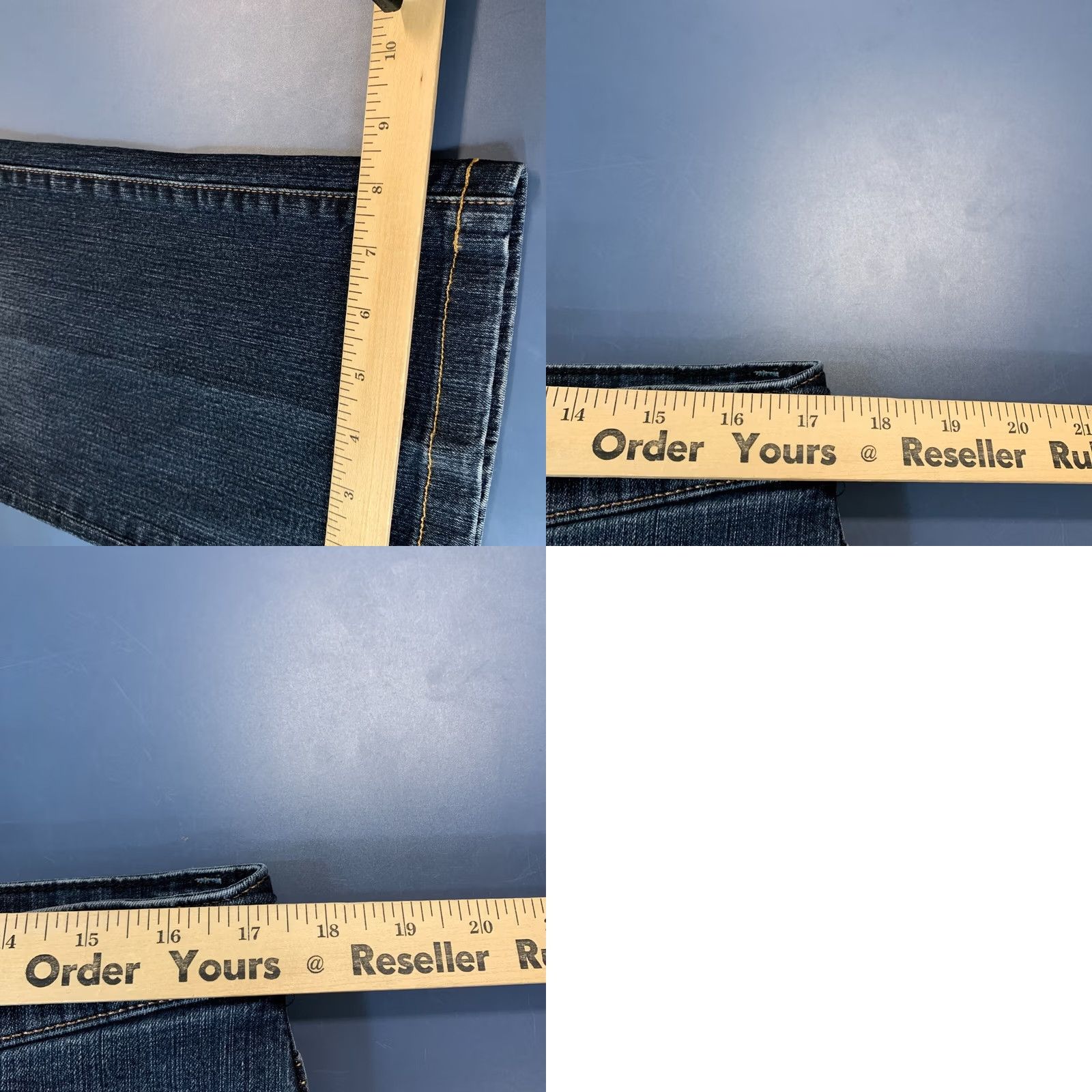 Vintage 34 Heritage Jeans Mens 33 Blue Denim Size FIts 33X26 Straight Leg Casual Size US 33 - 10 Thumbnail